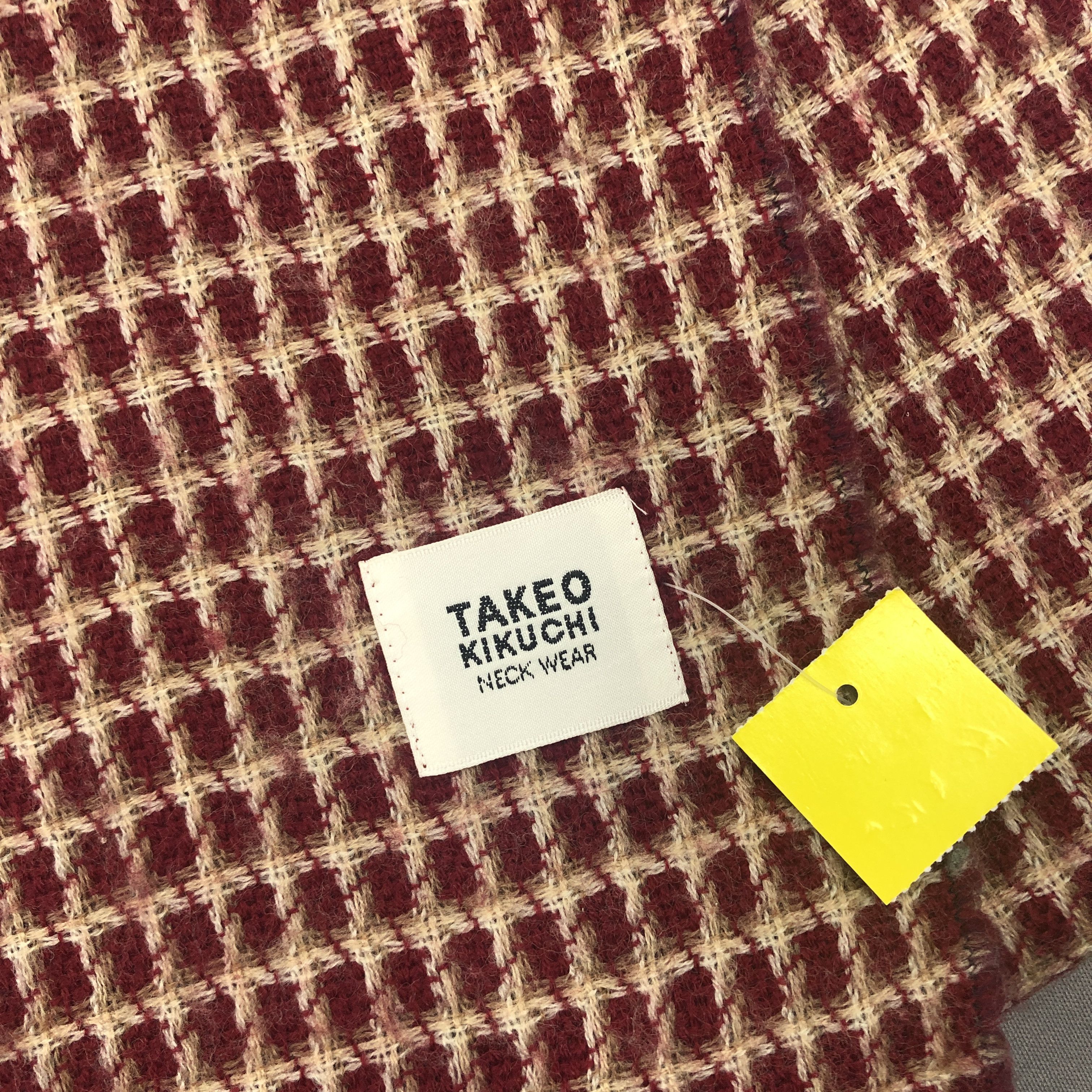 Takeo Kikuchi Vintage Takeo Kikuchi Scarf Muffler Wool Cashmere Scarves Size ONE SIZE - 5 Thumbnail