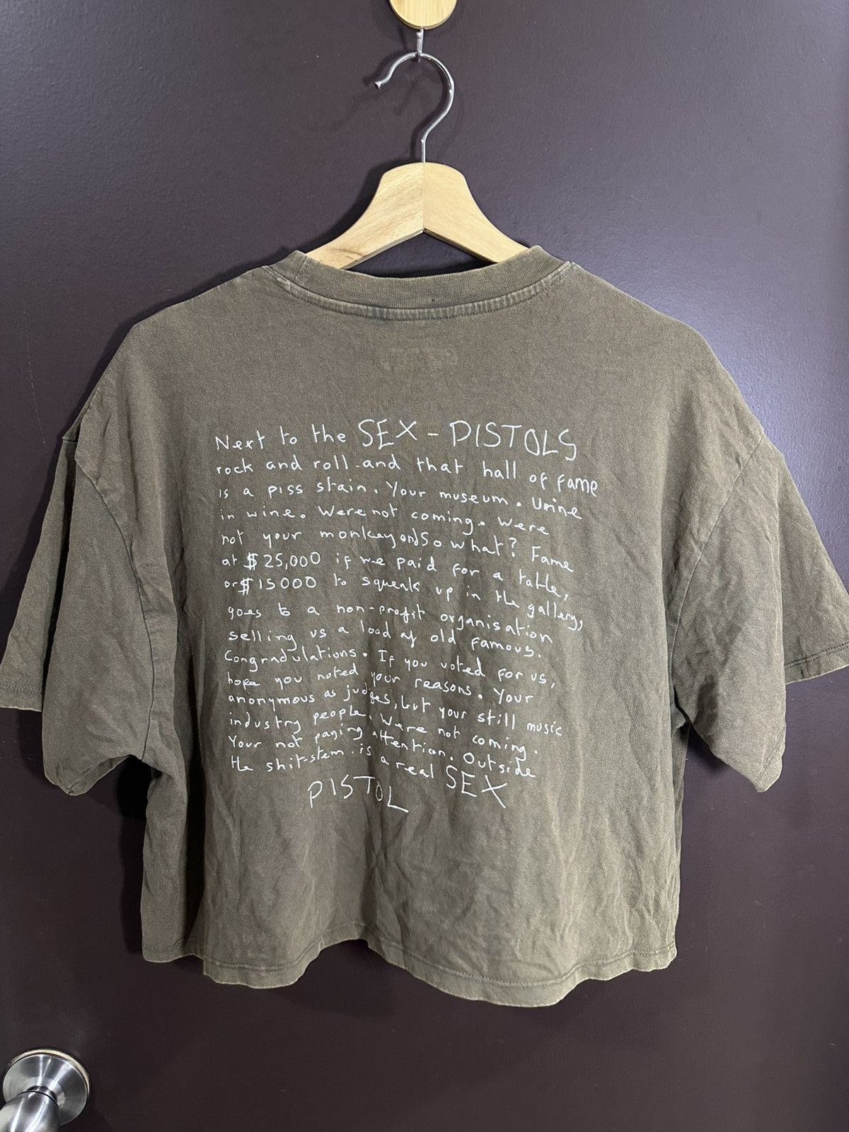 Band Tees × Seditionaries Sex Pistols “Anarchy In The UK” Repro Boxy Fit T-Shirt Size US XL / EU 56 / 4 - 3 Thumbnail