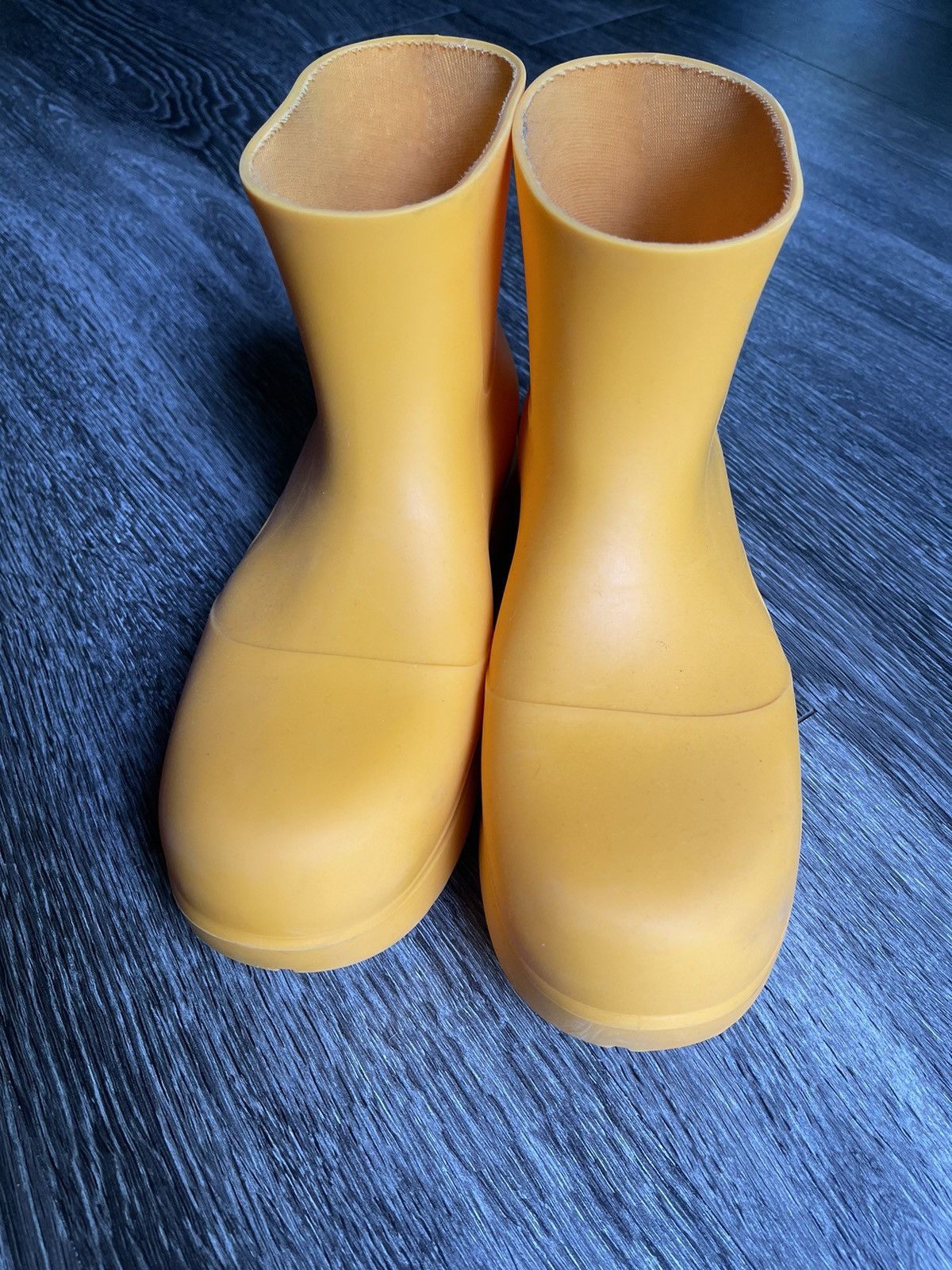 Bottega Veneta Bottega Veneta Orange Puddle Boots Size US 8 / EU 41 - 4 Thumbnail