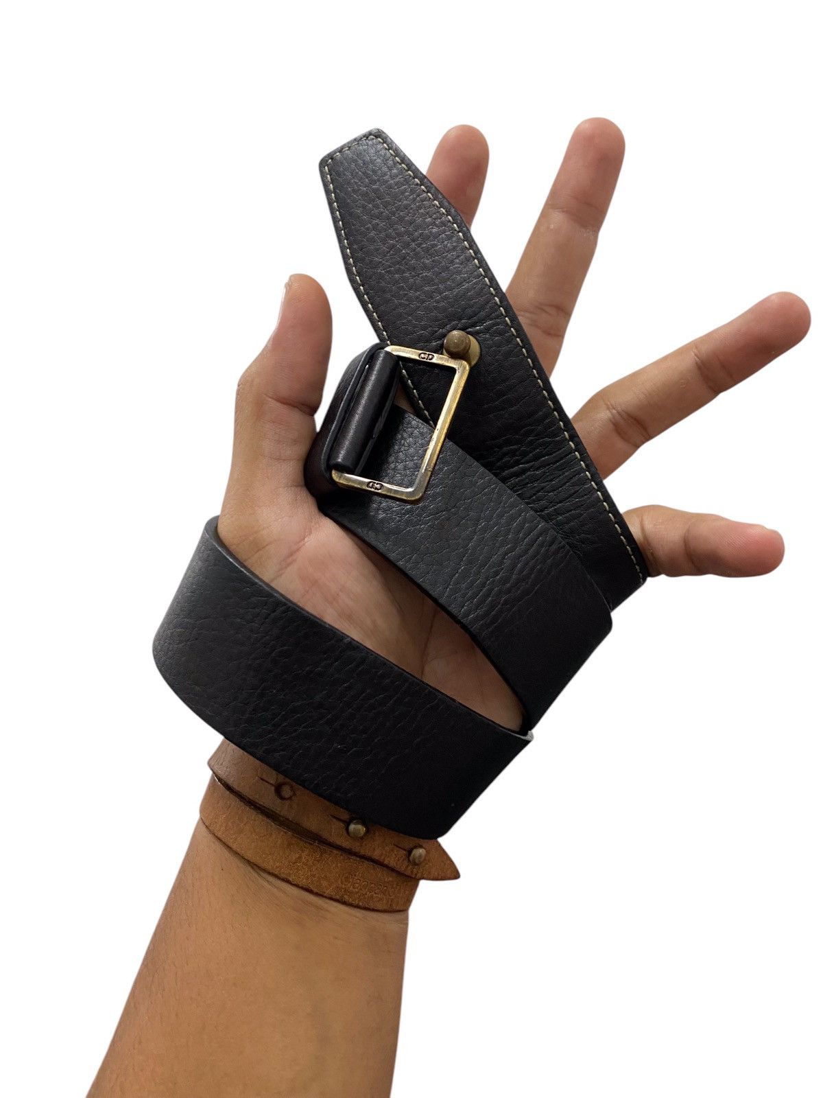 Dior Dior leather belt Size ONE SIZE - 7 Thumbnail