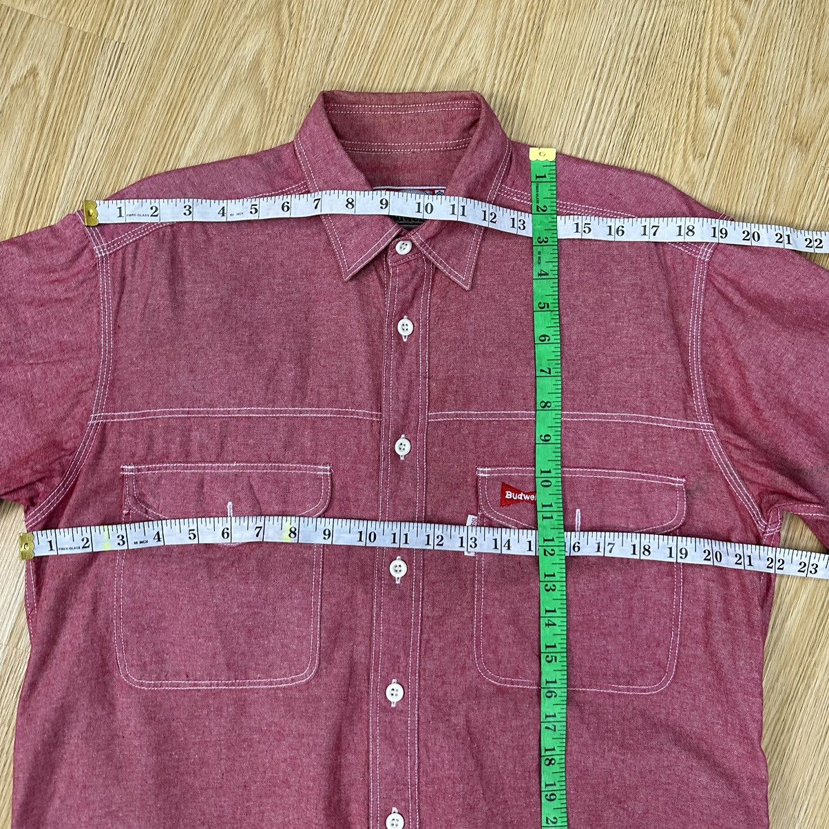 Budweiser Budweiser Vintage Button Shirt A845 Size US L / EU 52-54 / 3 - 6 Thumbnail