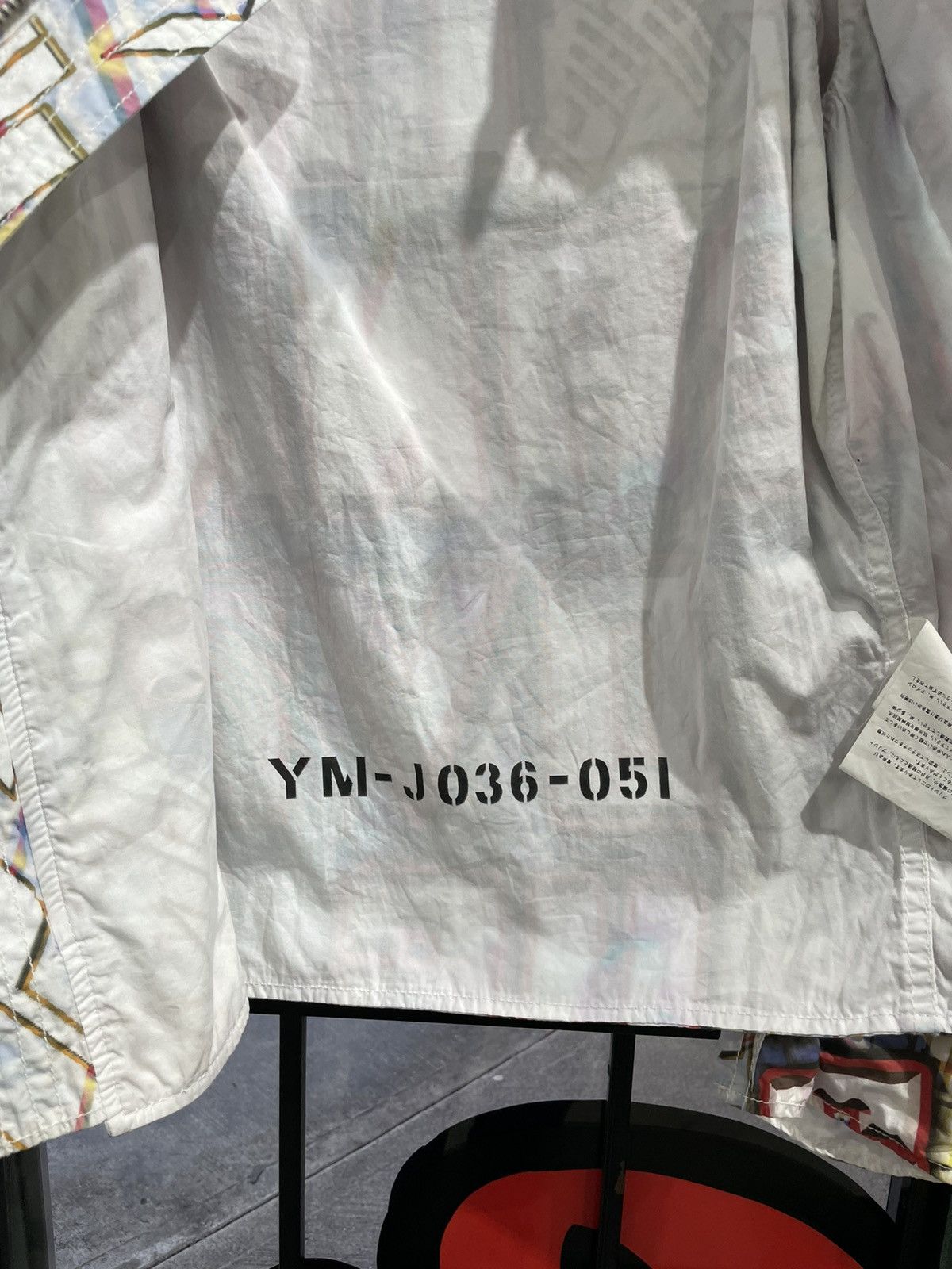 Comme des Garcons Block Letter AOP cotton light jacket full zip Size US L / EU 52-54 / 3 - 5 Thumbnail