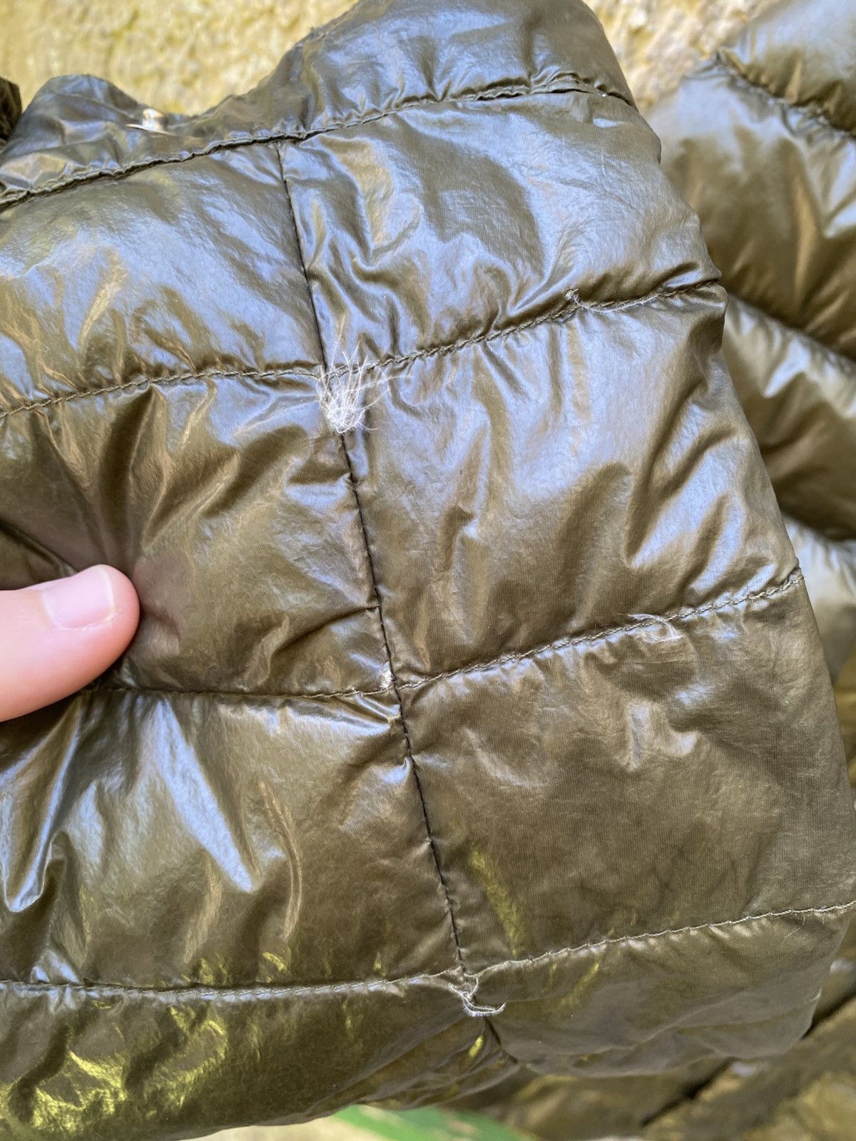 Moncler Moncler Omer Jacket Light Down Quilted Size 3 Olive Color Size US L / EU 52-54 / 3 - 7 Thumbnail