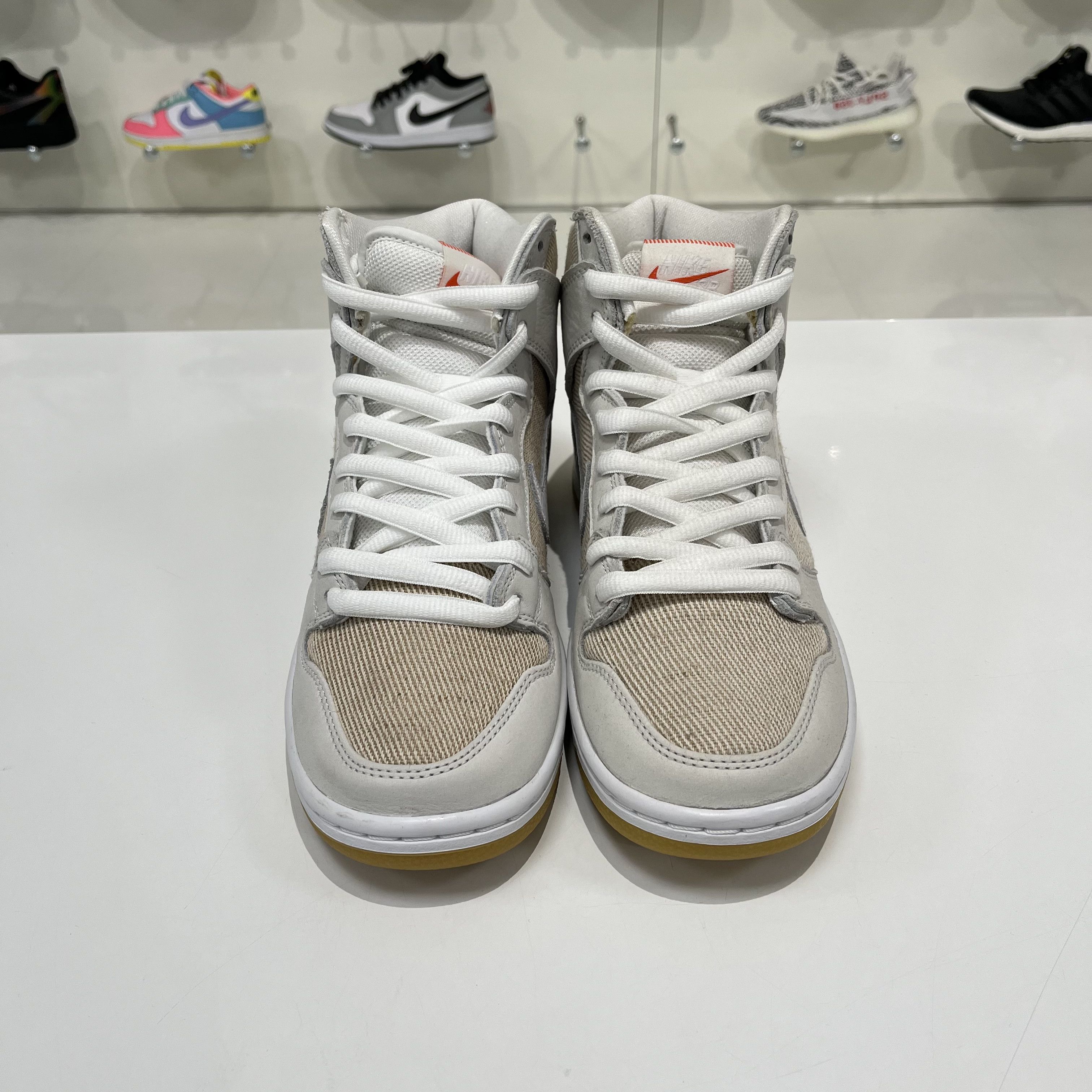 Nike SB Nike SB Dunk High PRO ISO Orange Label Unbleached Natural Size US 7 / EU 40 - 5 Thumbnail