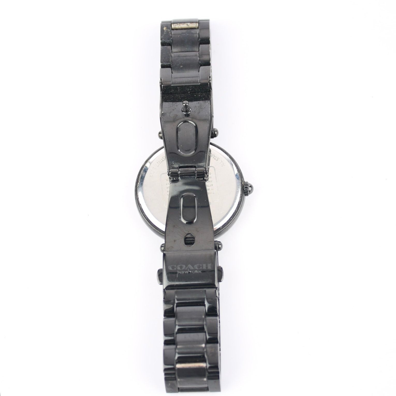 Coach Coach Park Crystal Accent Black Dial Watch Size ONE SIZE - 3 Thumbnail