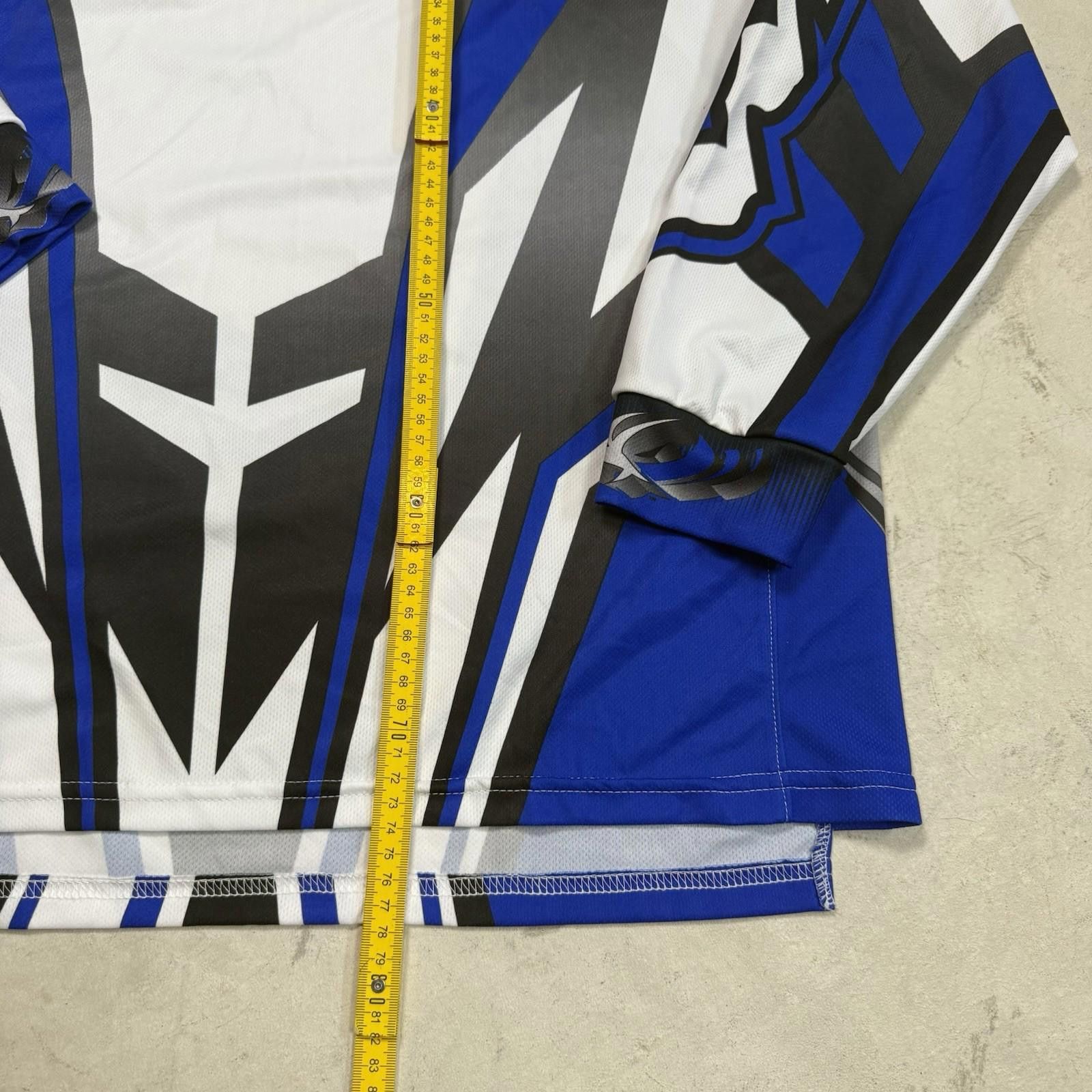 Other VTG Wrex Wear Blue Motocross Jersey Long Sleeve Men M Canada Size US M / EU 48-50 / 2 - 8 Thumbnail