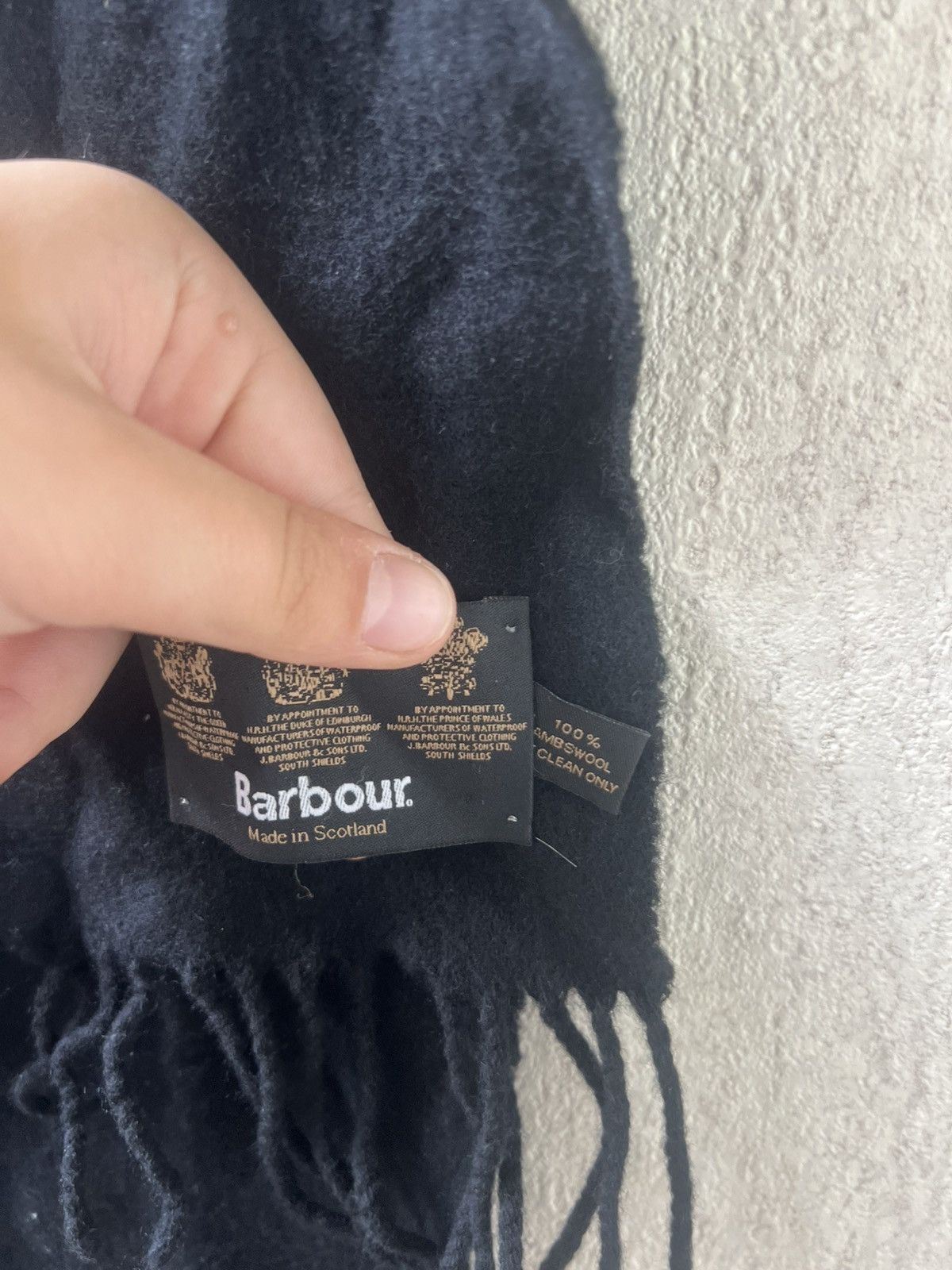 Barbour Vintage Barbour Scarf Wool Size ONE SIZE - 3 Thumbnail