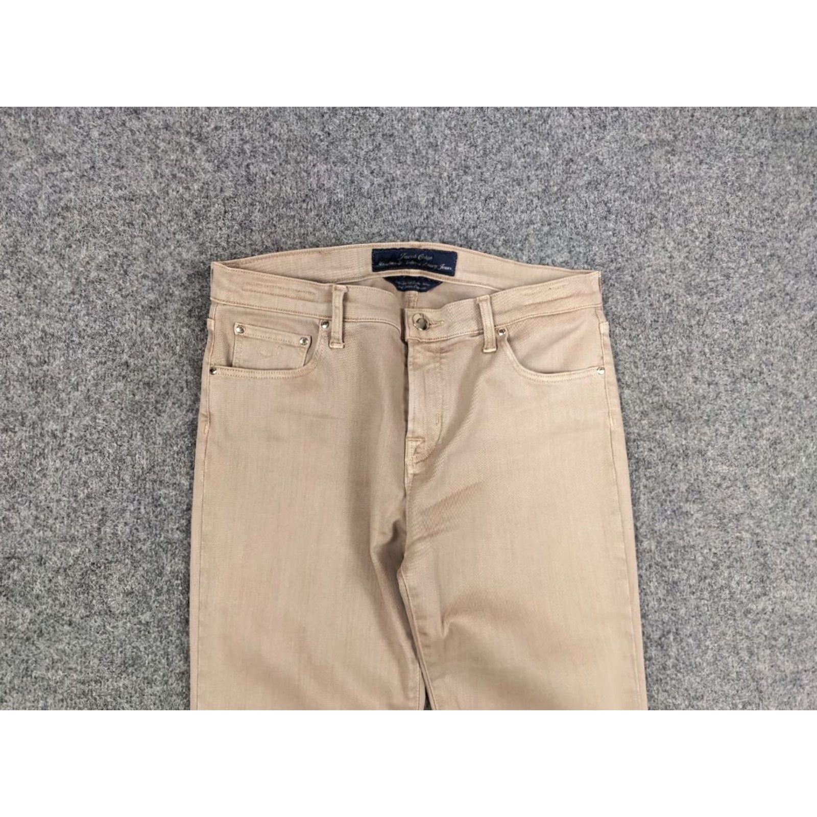 Jacob Cohen Jacob Cohen Italy Design kimberly Slim Fit beige denim Jeans Size 30" / US 8 / IT 44 - 5 Thumbnail