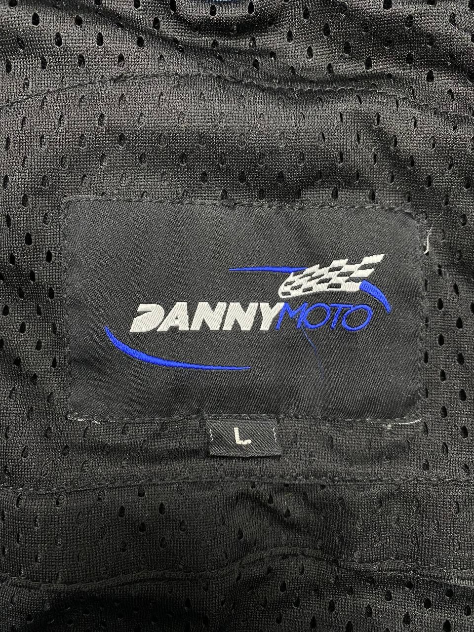 Vintage Danny Moto Blue Black L Vintage Motorcycle Jacket for Men Size US L / EU 52-54 / 3 - 6 Thumbnail