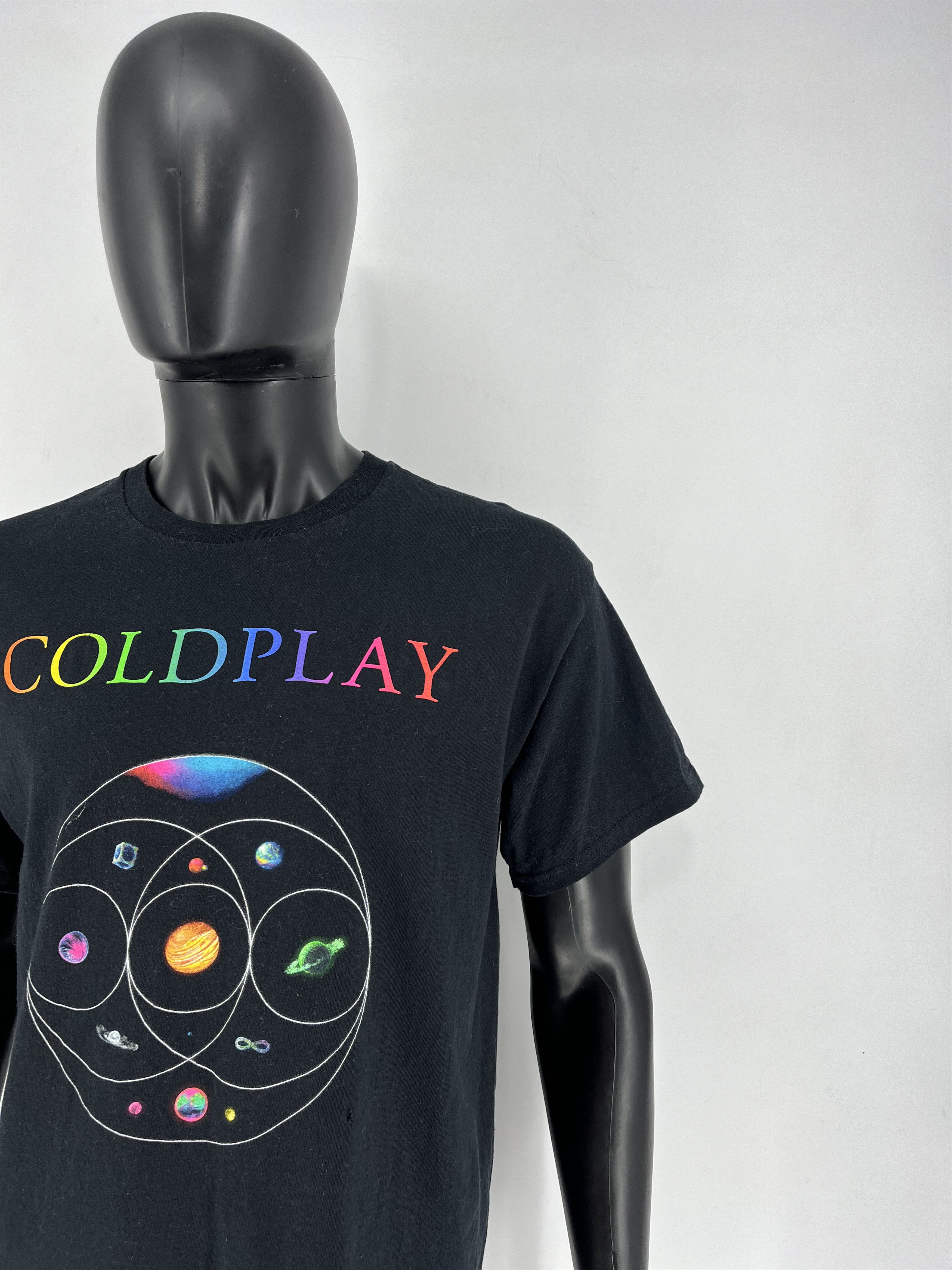 Band Tees × Vintage Vintage Y2K Coldplay MUSIC of the SPHERES World Tour 2022 Size US L / EU 52-54 / 3 - 7 Thumbnail