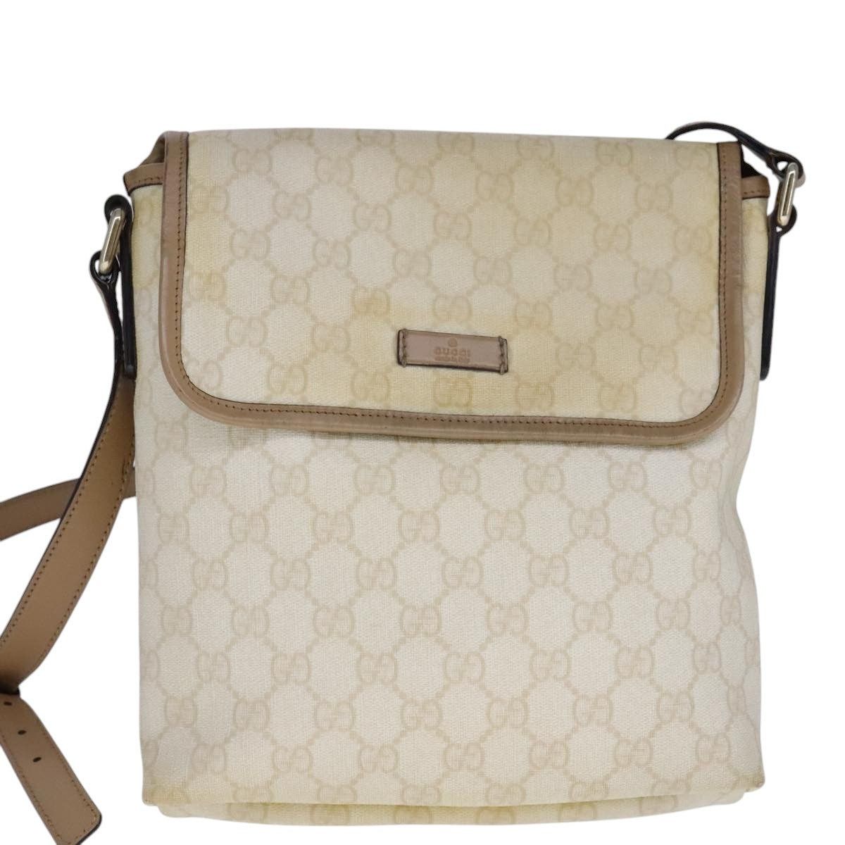 Gucci GUCCI GG Supreme Shoulder Bag Pvc Beige Gold Size ONE SIZE - 13 Thumbnail