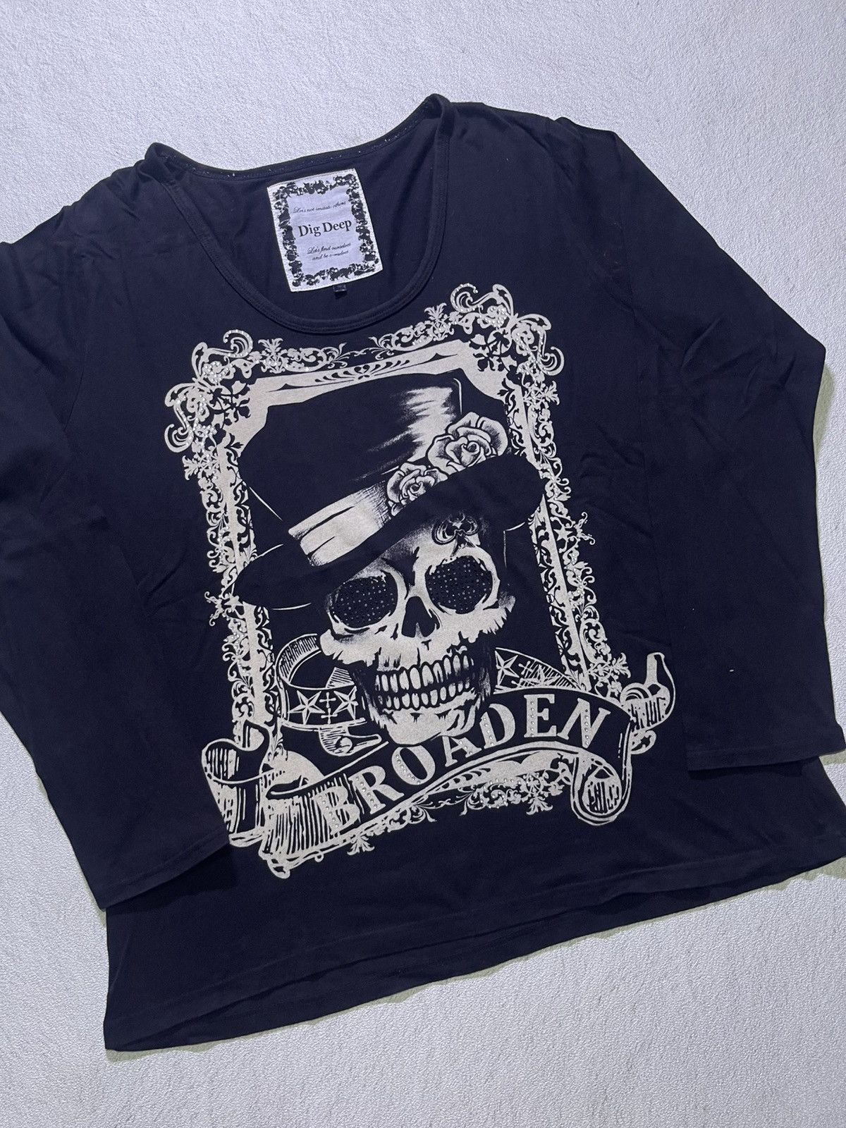 Japanese Brand Y2K DIG DEEP long sleeve tshirt Size US M / EU 48-50 / 2 - 2 Thumbnail