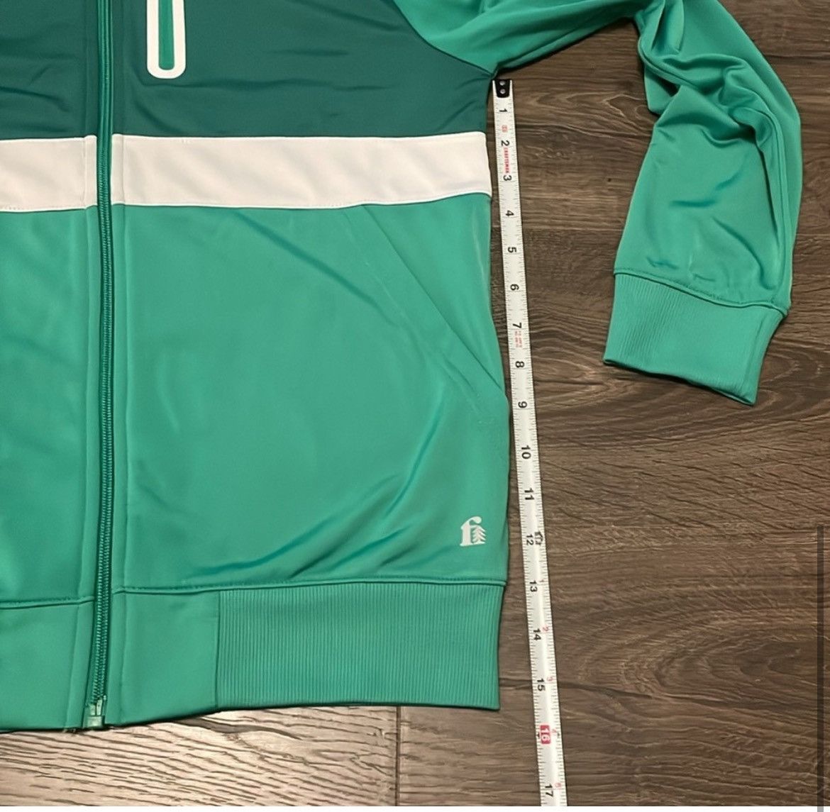 Bonobos Bonobos Fielder Green and White Track Jacket Size XS Size US XS / EU 42 / 0 - 6 Thumbnail