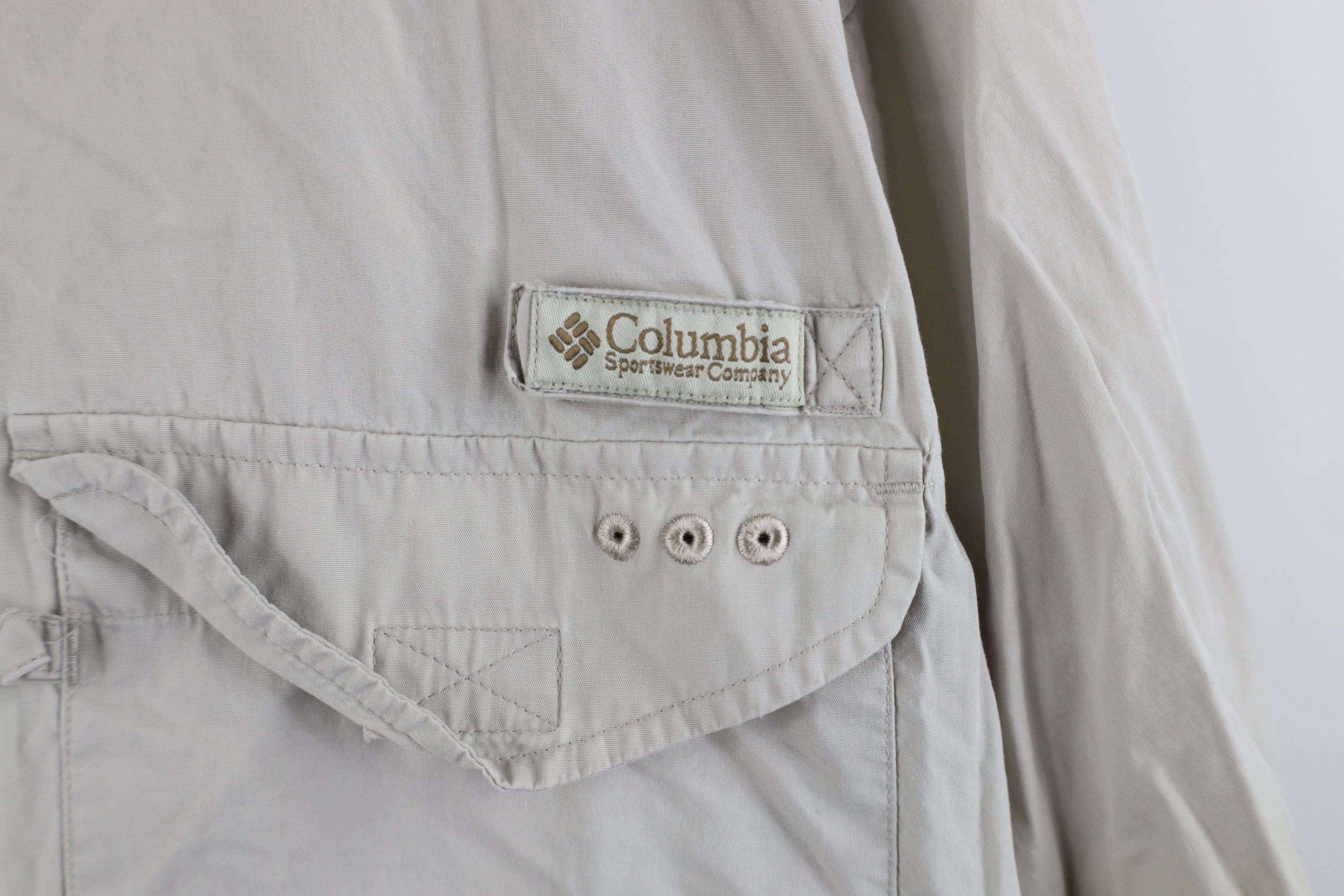 Columbia × Vintage Vintage Columbia PFG Fishing Short Sleeve Button Shirt Size US L / EU 52-54 / 3 - 4 Thumbnail