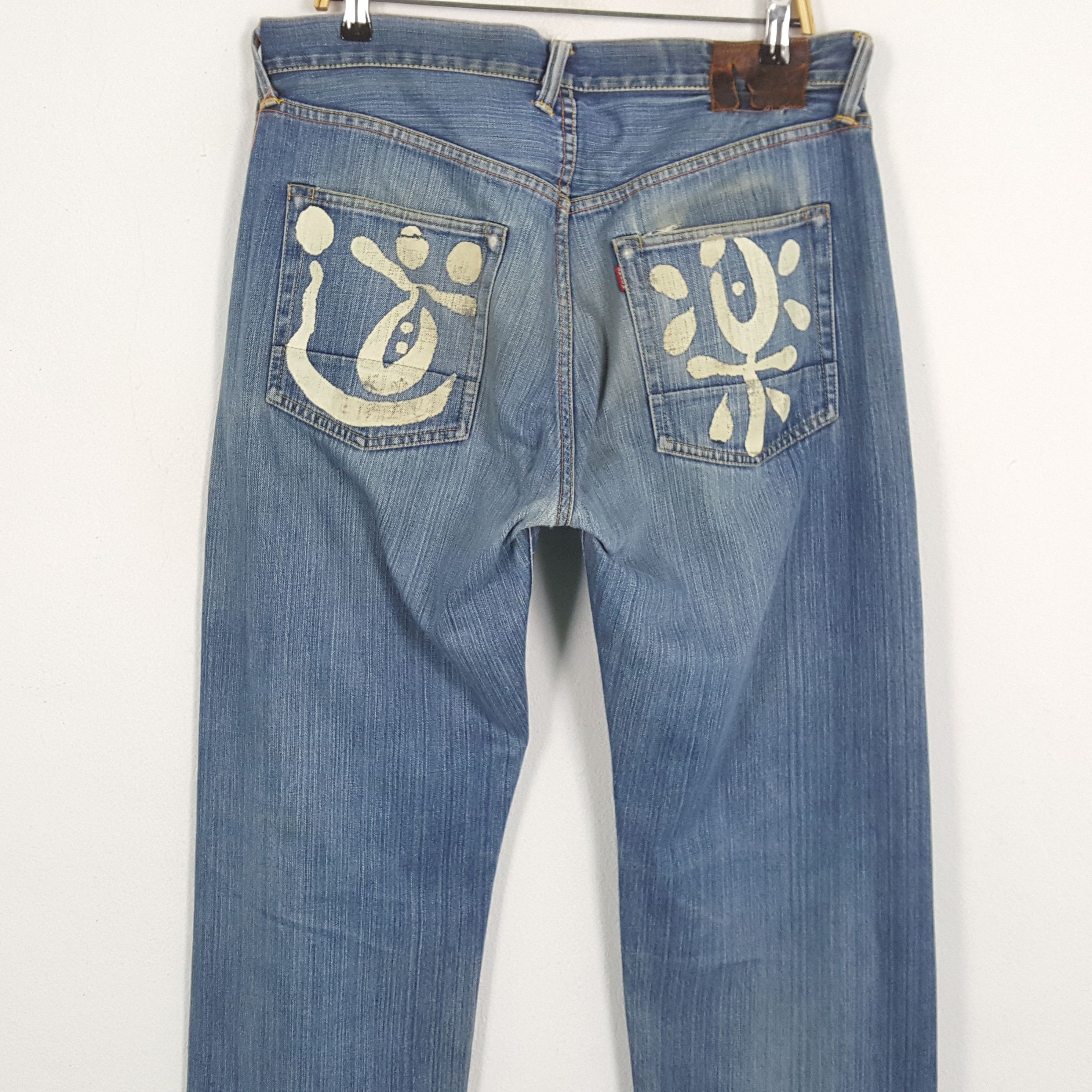Evisu × Japanese Brand × Vintage Vintage EVISU Japanese Brand Daicock Custom Style Jeans Size US 34 / EU 50 - 5 Thumbnail