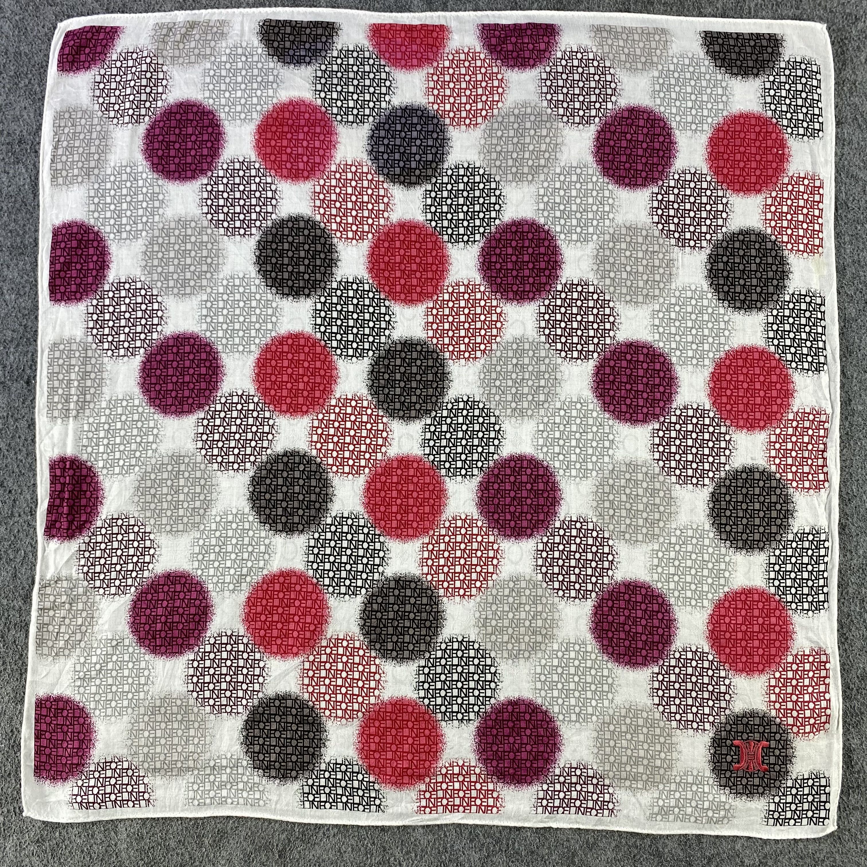 Celine × Vintage Celine Handkerchief/Neckerchief/Bandana HC542 Size ONE SIZE - 1 Thumbnail