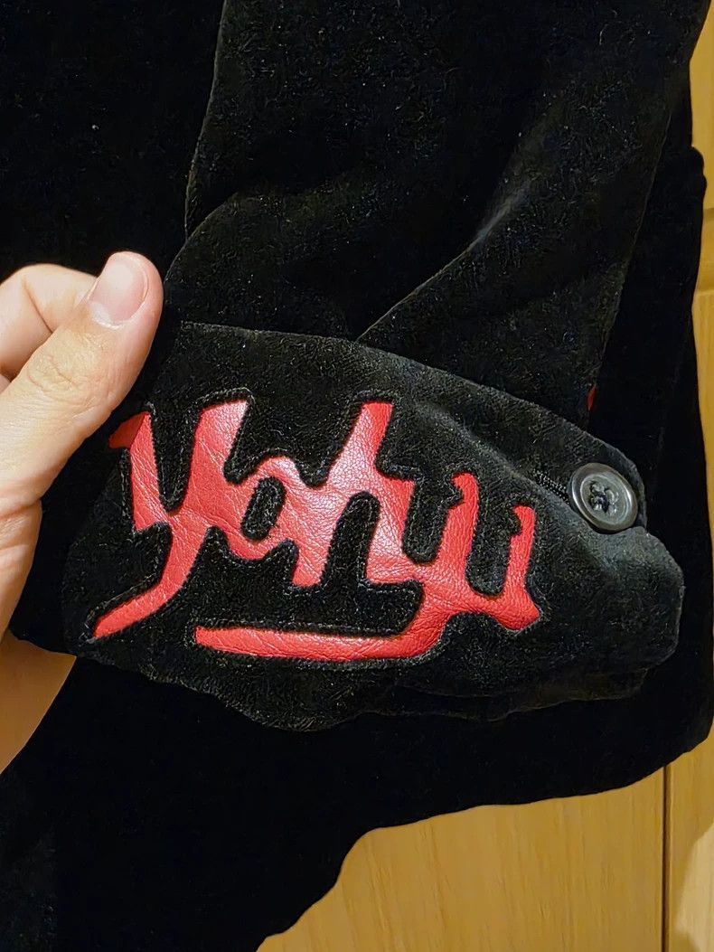 Yohji Yamamoto Yohji Yamamoto size 4 03aw black velvet blazer Size 38R - 5 Thumbnail