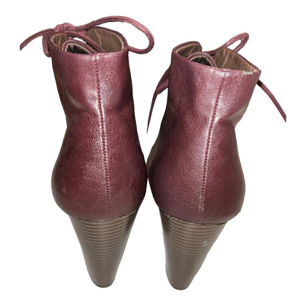 Designer Brown Faux Leather Platform Bootie Size 8.5 Size US 8.5 / IT 38.5 - 4 Thumbnail
