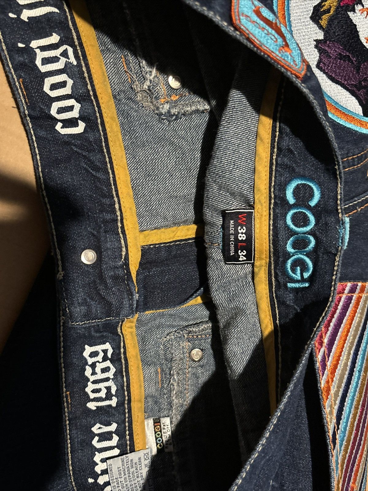 Coogi × Vintage Y2K Coogi Denim Jeans Size US 38 / EU 54 - 6 Thumbnail