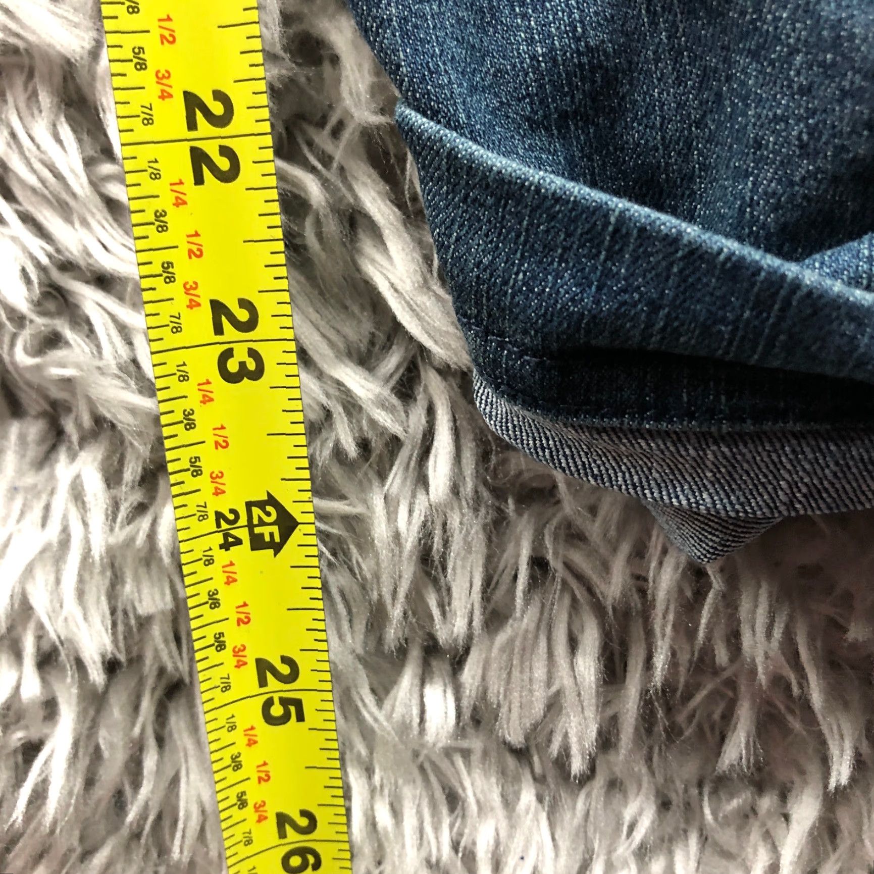 Vintage White Stag Jeans Capri Womens 14 Mid Rise Dark Wash Denim Blue 5-Pocket, Cotton, Regular Fit, Zip Belt Loops, Button Zipper, White Stag Brand Size 36" / US 14 / IT 50 - 3 Thumbnail