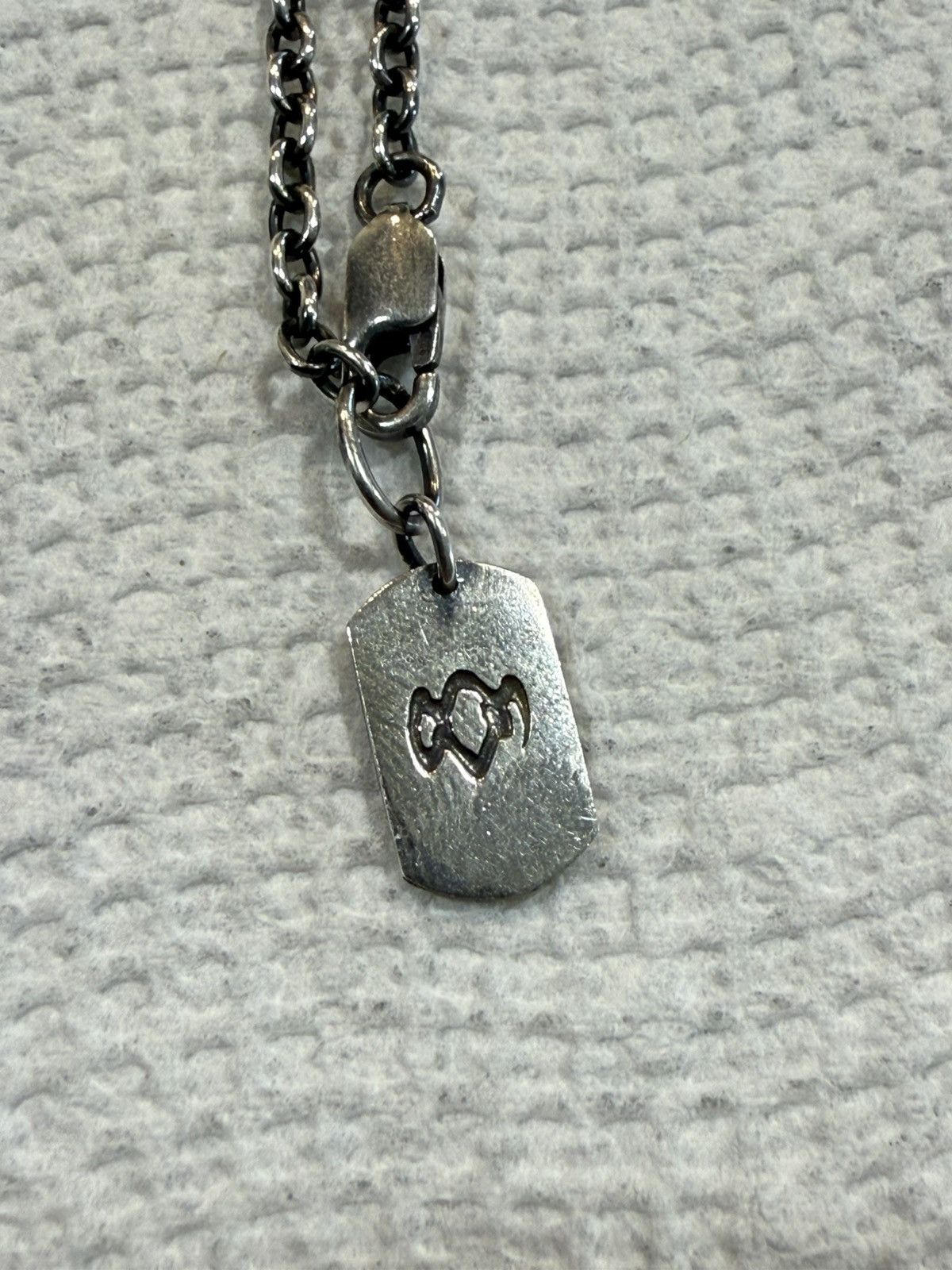 Yohji Yamamoto YOHJI YAMAMOTO GOTHIC SKULL DAGGER PENDANT + CHAIN Size ONE SIZE - 5 Thumbnail