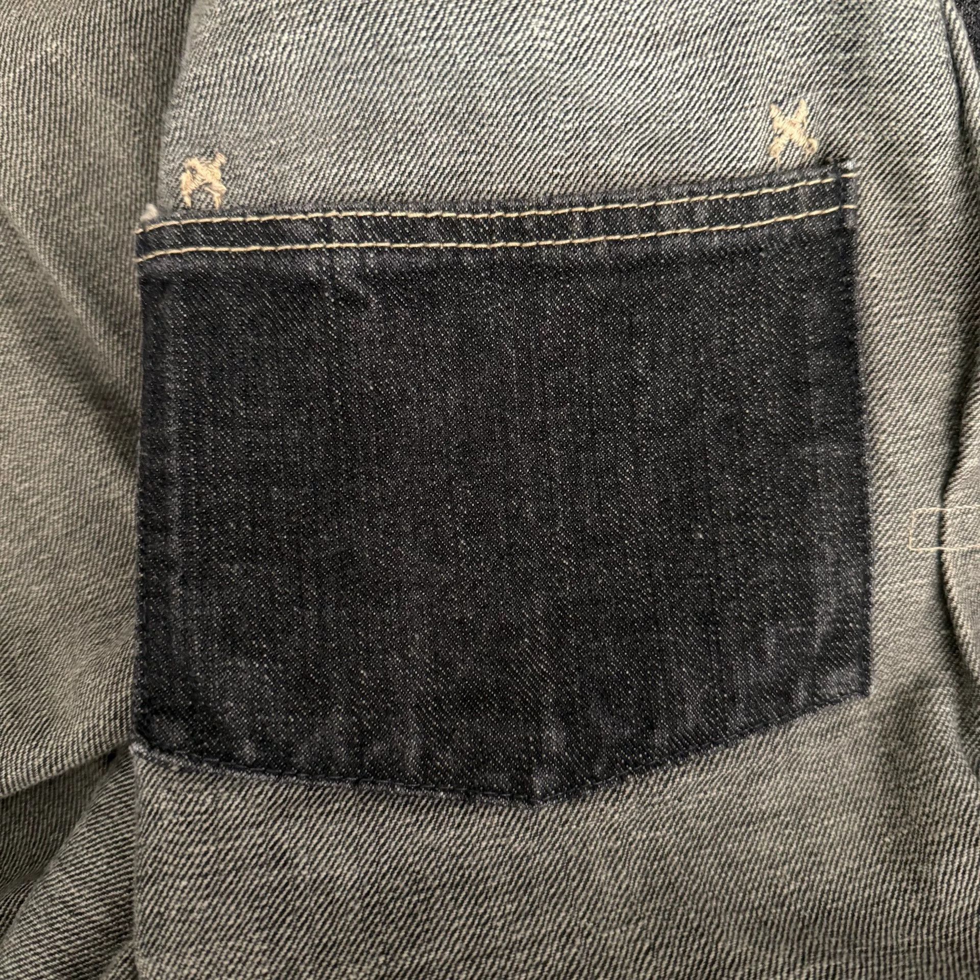 Tenderloin Tenderloin K-7 Black Washed Denim Jacket Size US L / EU 52-54 / 3 - 6 Thumbnail