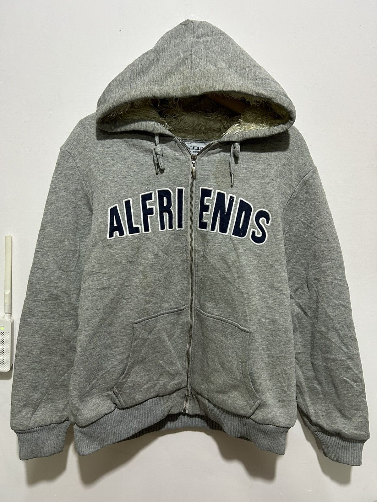 image of Archival Clothing x Avant Garde Alfriends 90's Faux Hoodie Lgb Ifsixwasnine in Grey (Size Large)
