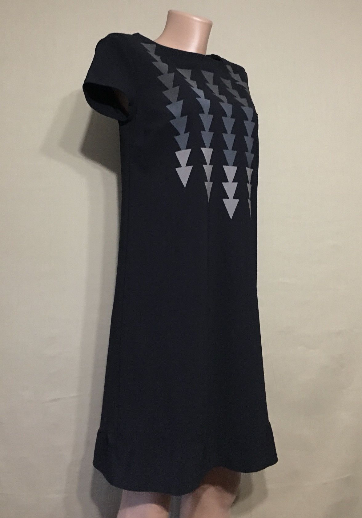 Marithe + Francois Girbaud Marithe Francois Girbaud Black Sign Design Dress IT42 US5 Size M / US 6-8 / IT 42-44 - 5 Thumbnail