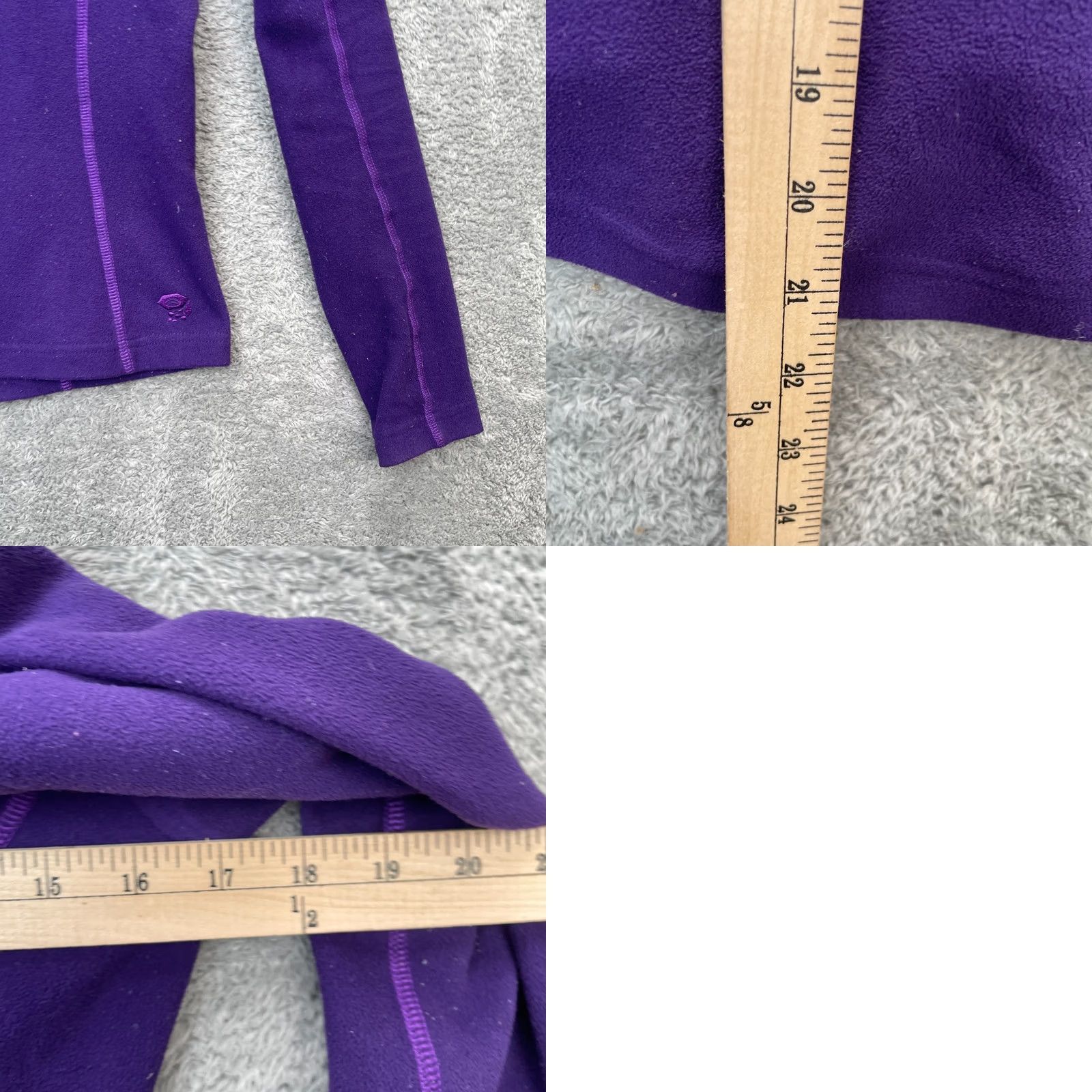 Mountain Hardwear Mountain Hardwear Purple Fleece Sweatshirt Womens XS Mock Neck Half Zip Size XS / US 0-2 / IT 36-38 - 8 Thumbnail