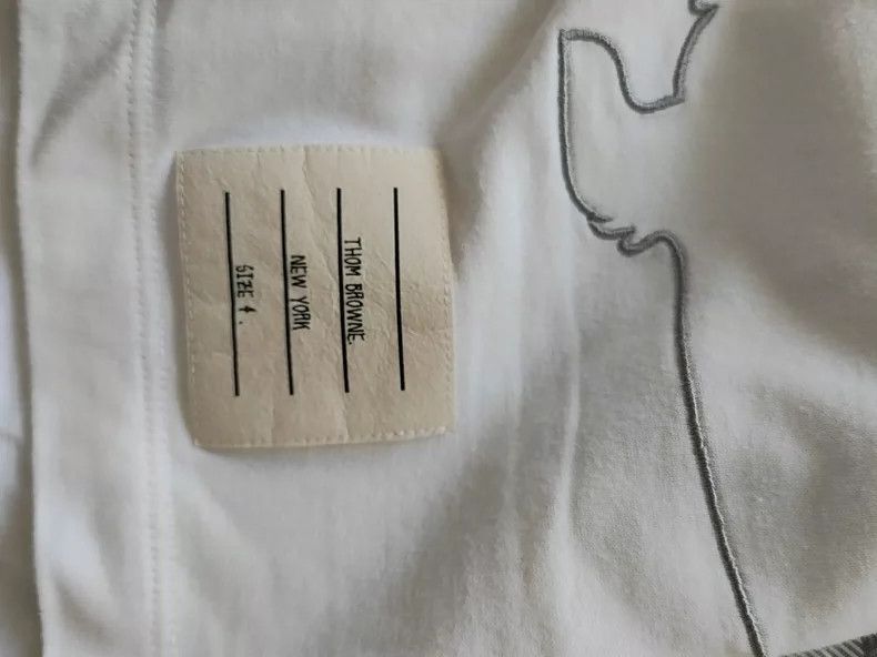 Thom Browne Thom Browne Dogs pattern round neck short sleeve Size US XL / EU 56 / 4 - 5 Thumbnail