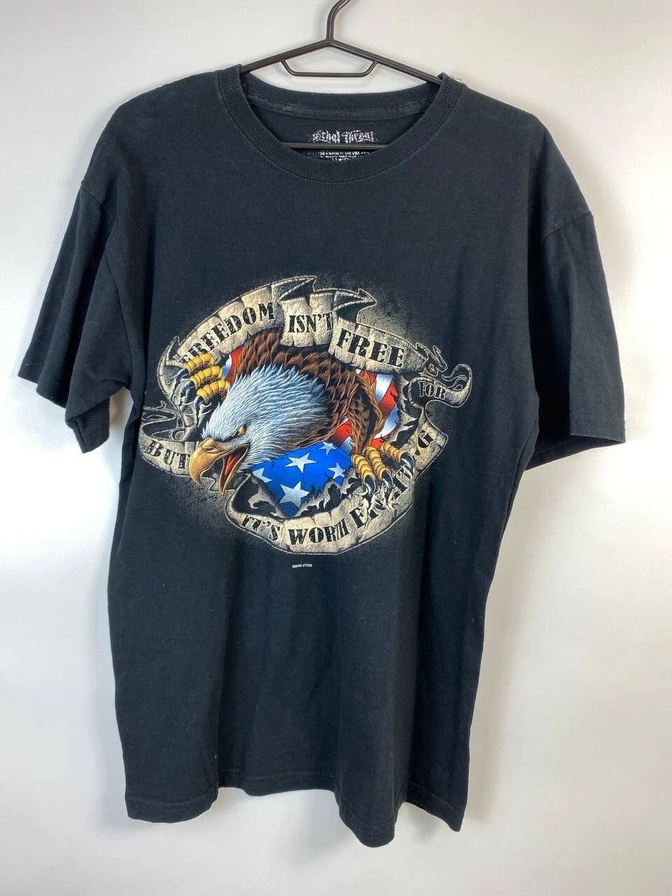 Other Vintage Y2K Freedom Is Not Free But It Is Worth Fighting Size US M / EU 48-50 / 2 - 1 Thumbnail
