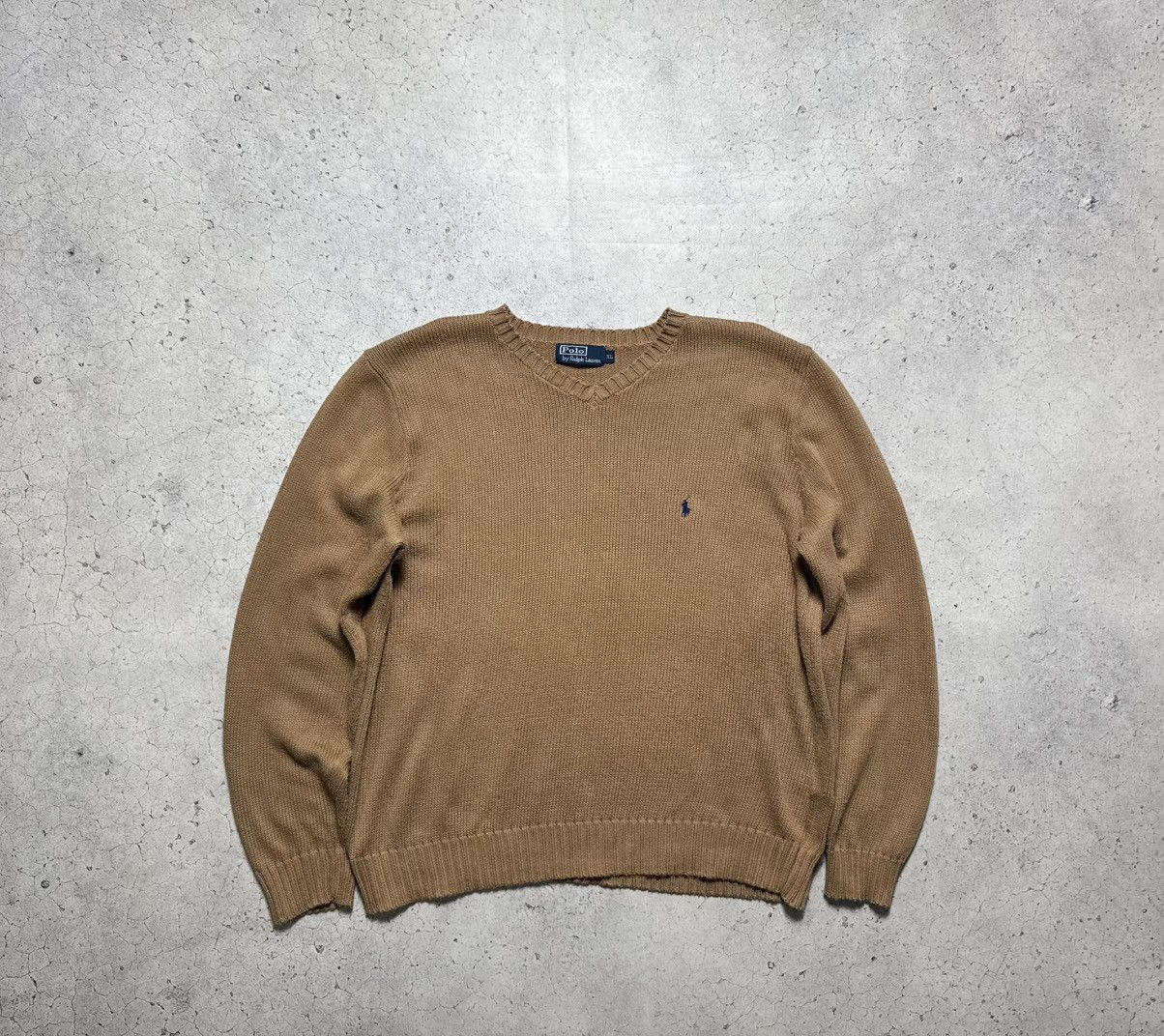 Polo Ralph Lauren Polo Ralph Lauren Vintage 90’s Brown Knitted Sweater Size XL Size US XL / EU 56 / 4 - 1 Thumbnail