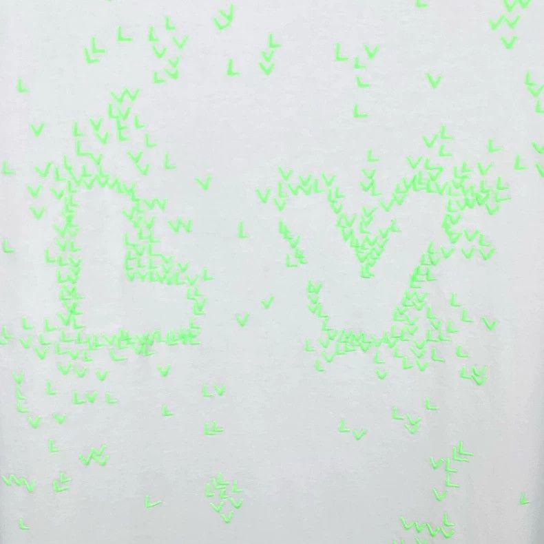 Louis Vuitton Louis Vuitton White monogrammed embroidered cotton crew ne Size US XXL / EU 58 / 5 - 4 Thumbnail