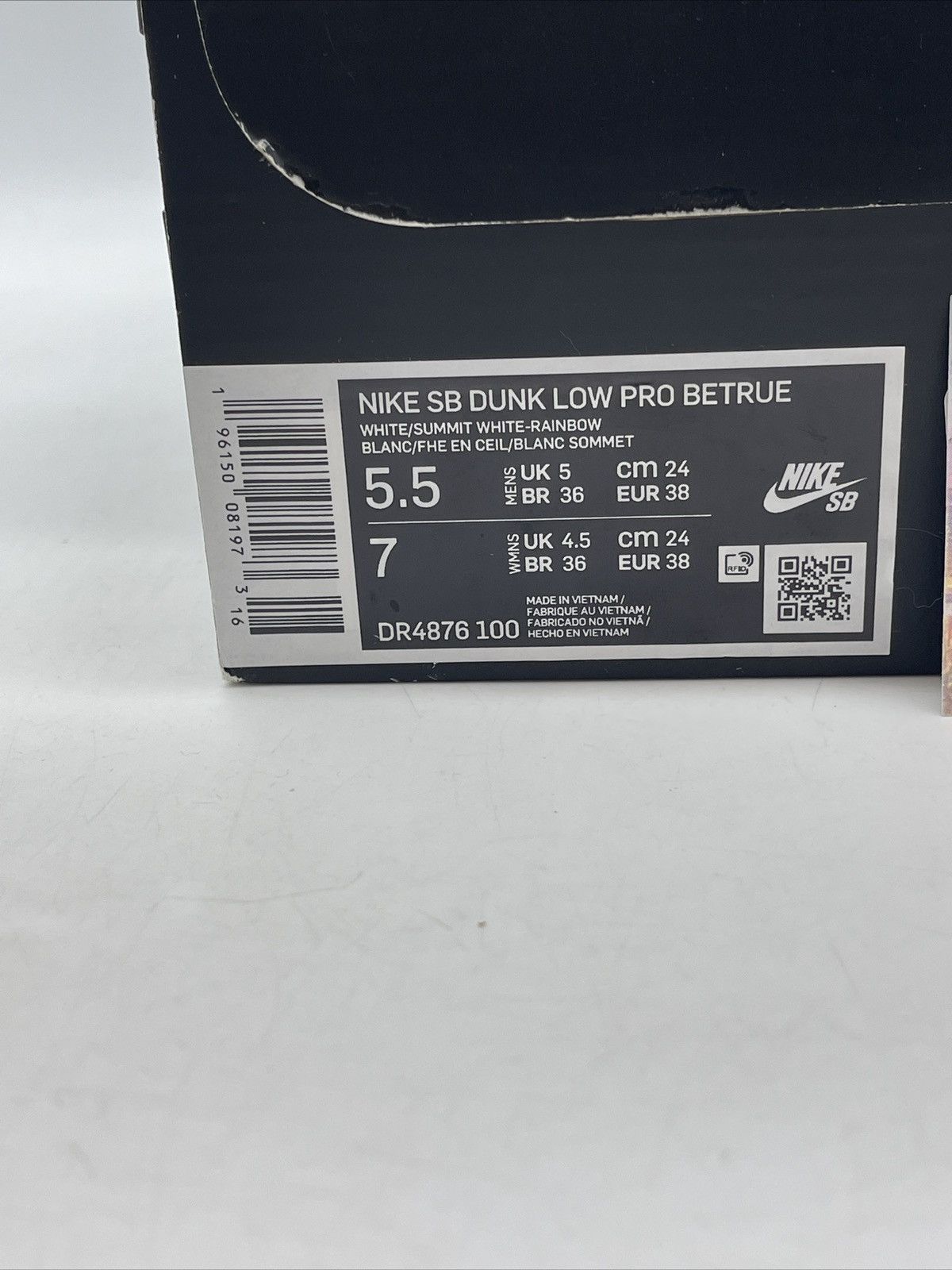 Nike Dunk low be true Size US 5.5 / EU 38 - 9 Thumbnail