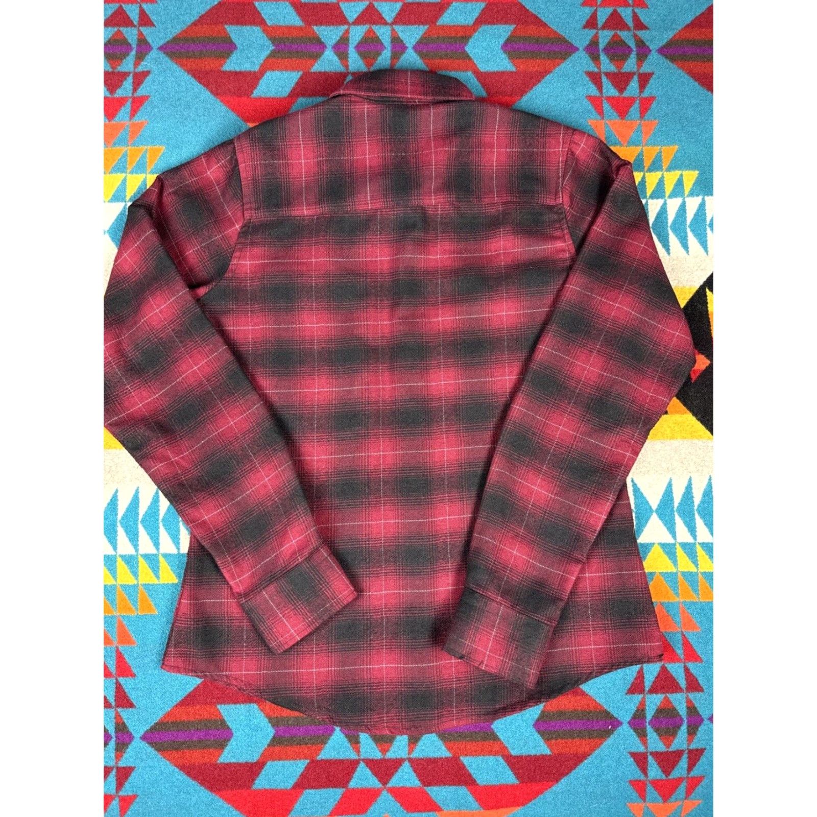 Vintage Dixxon Form And Function Flannel Plaid Red And Black Women S Small S Button-Up Shirt Womens Size S / US 4 / IT 40 - 2 Thumbnail