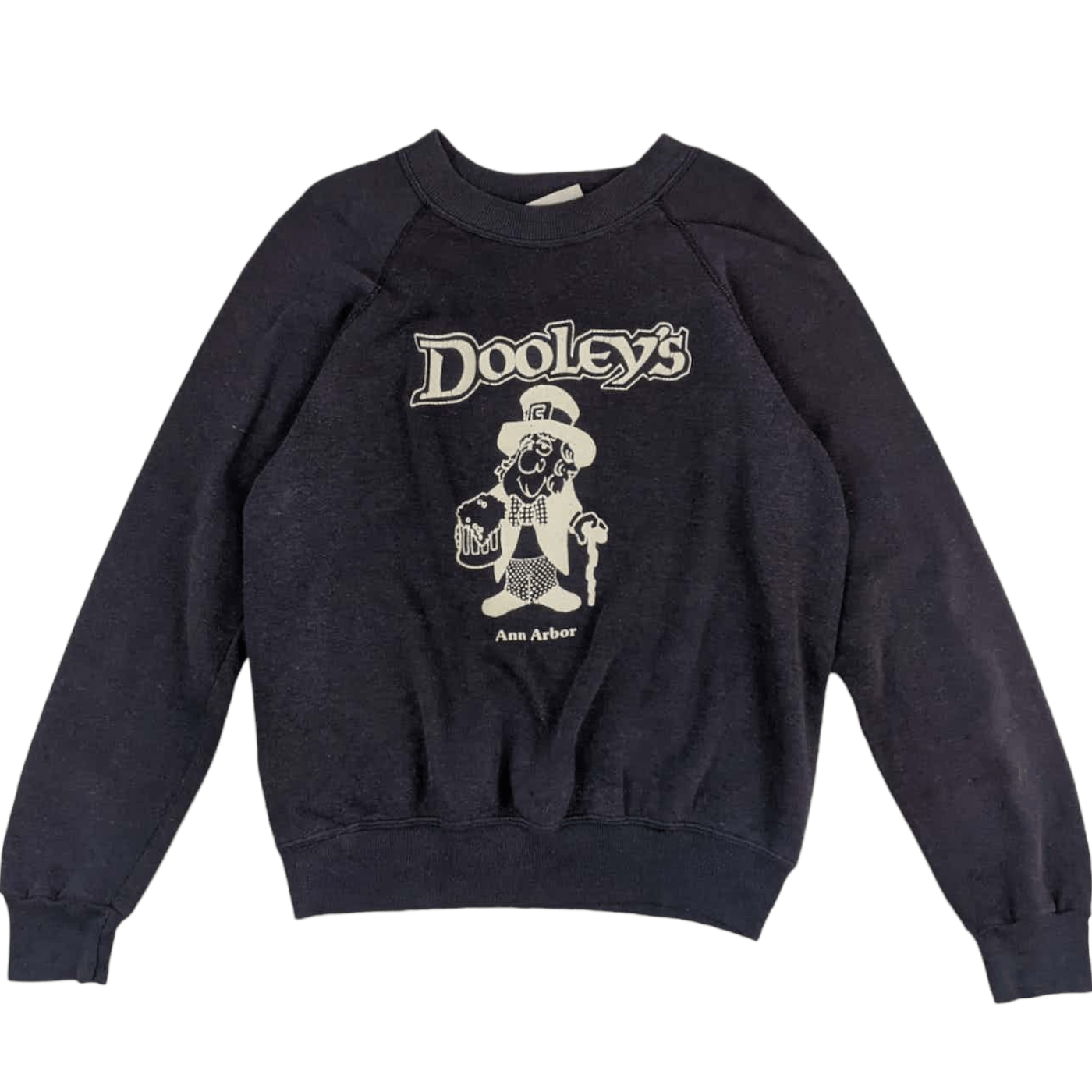 Vintage Vintage 80's BASSET WALKER Dooley's Student Bar Sweatshirt Size M / US 6-8 / IT 42-44 - 2 Thumbnail