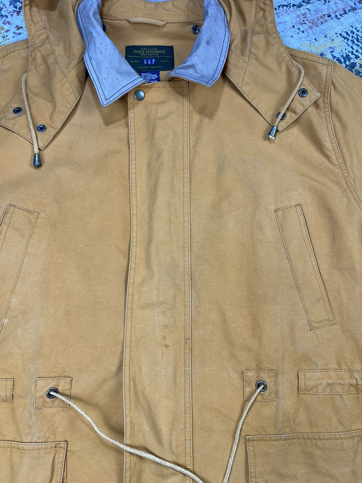 Gap Vintage 90s GAP Utility Outdoor Parka Jackets Size US L / EU 52-54 / 3 - 3 Thumbnail