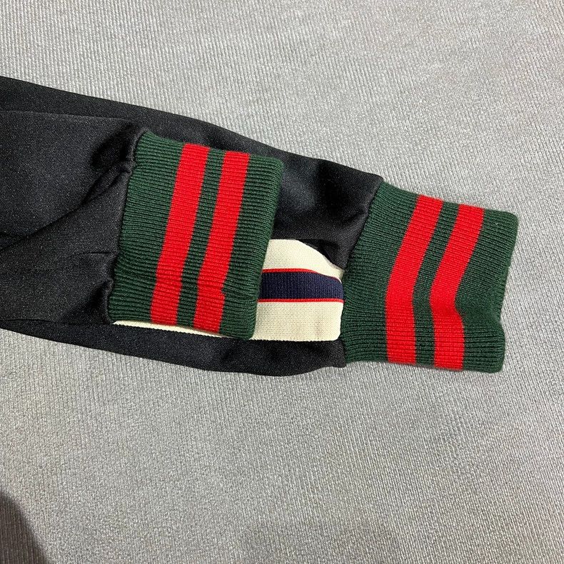Gucci Gucci Black sleeve logo school uniform jacket Size US L / EU 52-54 / 3 - 4 Thumbnail