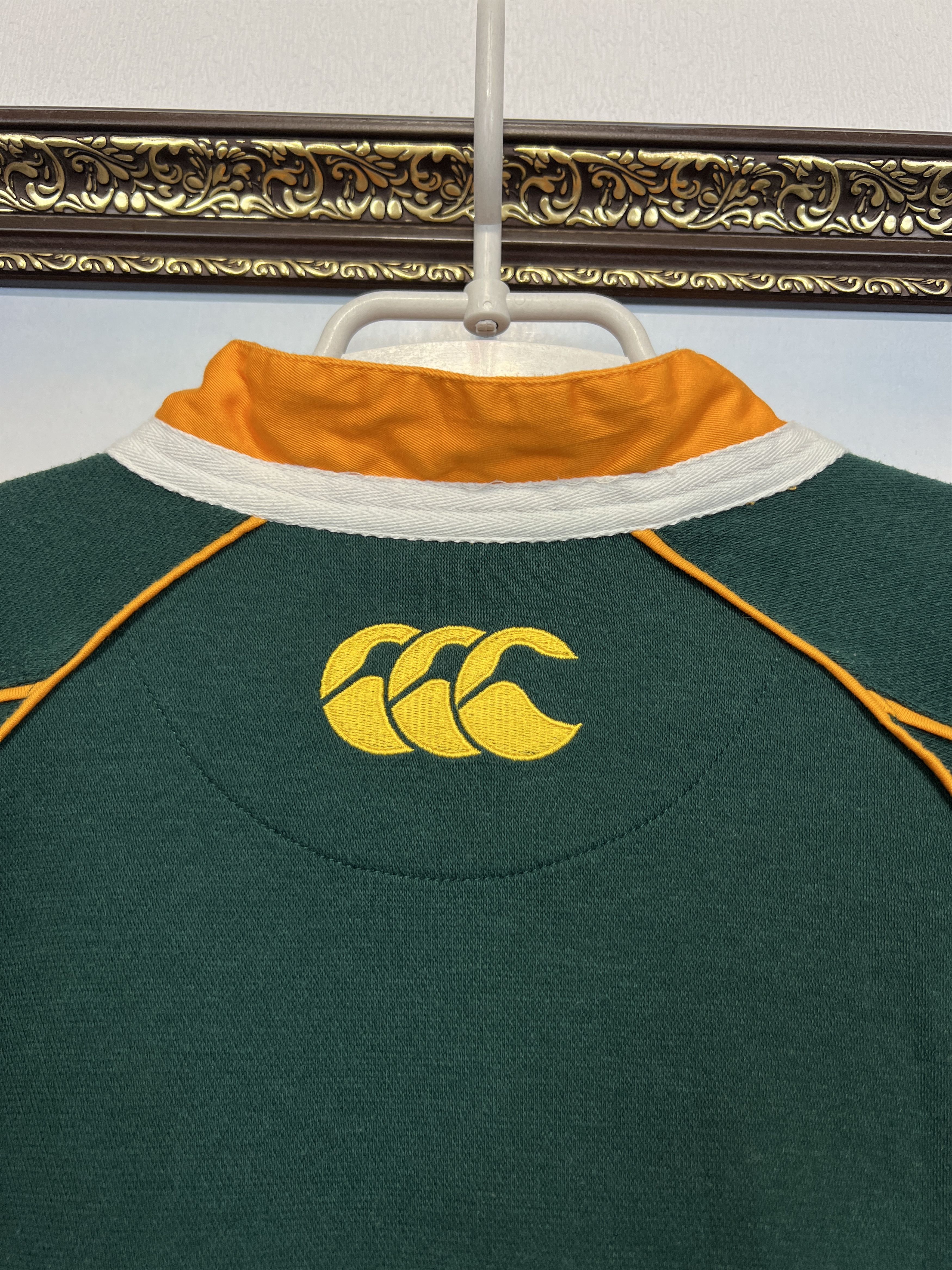 Vintage Canterbury South Africa Rugby Union Jersey Long Sleeve Size US L / EU 52-54 / 3 - 12 Thumbnail
