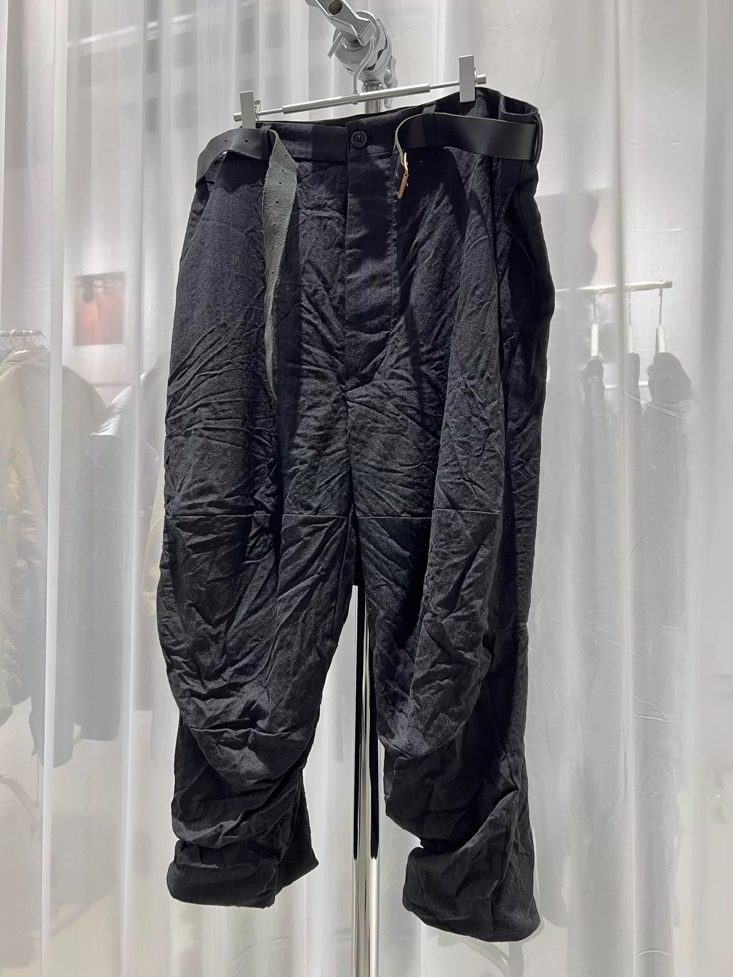 Paul Harnden Shoemakers Paul Harnden Herringbone Wool Pleated 9-Trousers M New Size US 32 / EU 48 - 2 Thumbnail