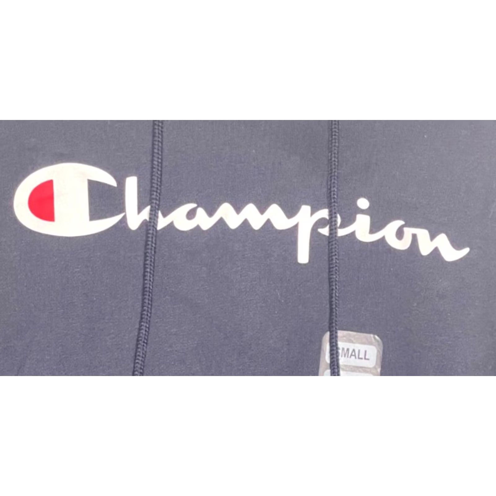 Champion Champion Logo Hoodie Unisex Adult Small Navy Blue Fleece Front Pocket NEW Size US S / EU 44-46 / 1 - 3 Thumbnail