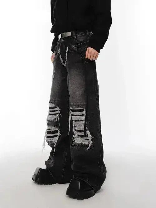 Japanese Brand × Jean Jeans Trousers Spring Loose Wide Leg Size US 32 / EU 48 - 2 Thumbnail