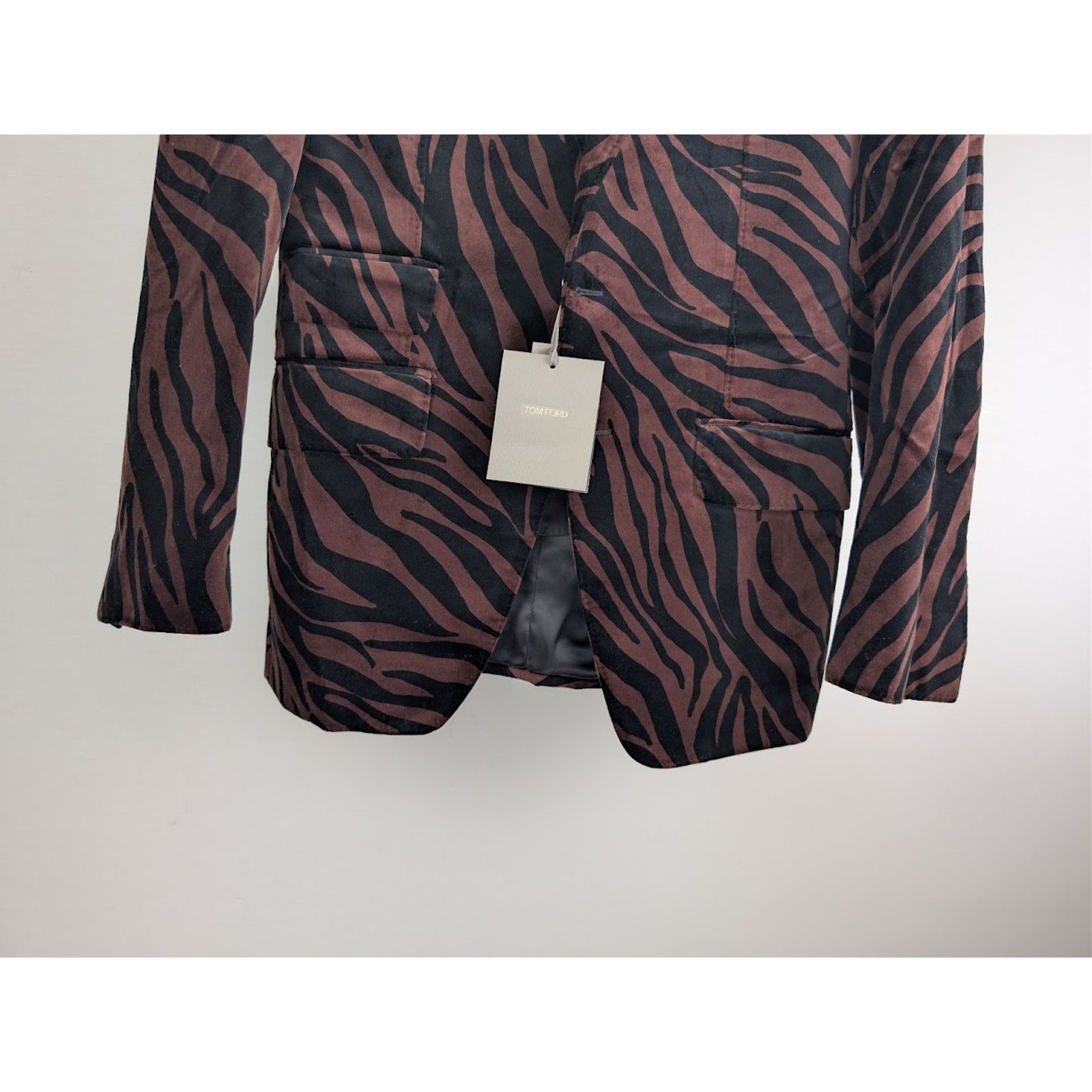 Tom Ford o1rshd1 Blazer Jacket in Black/Brown Size US XL / EU 56 / 4 - 3 Thumbnail