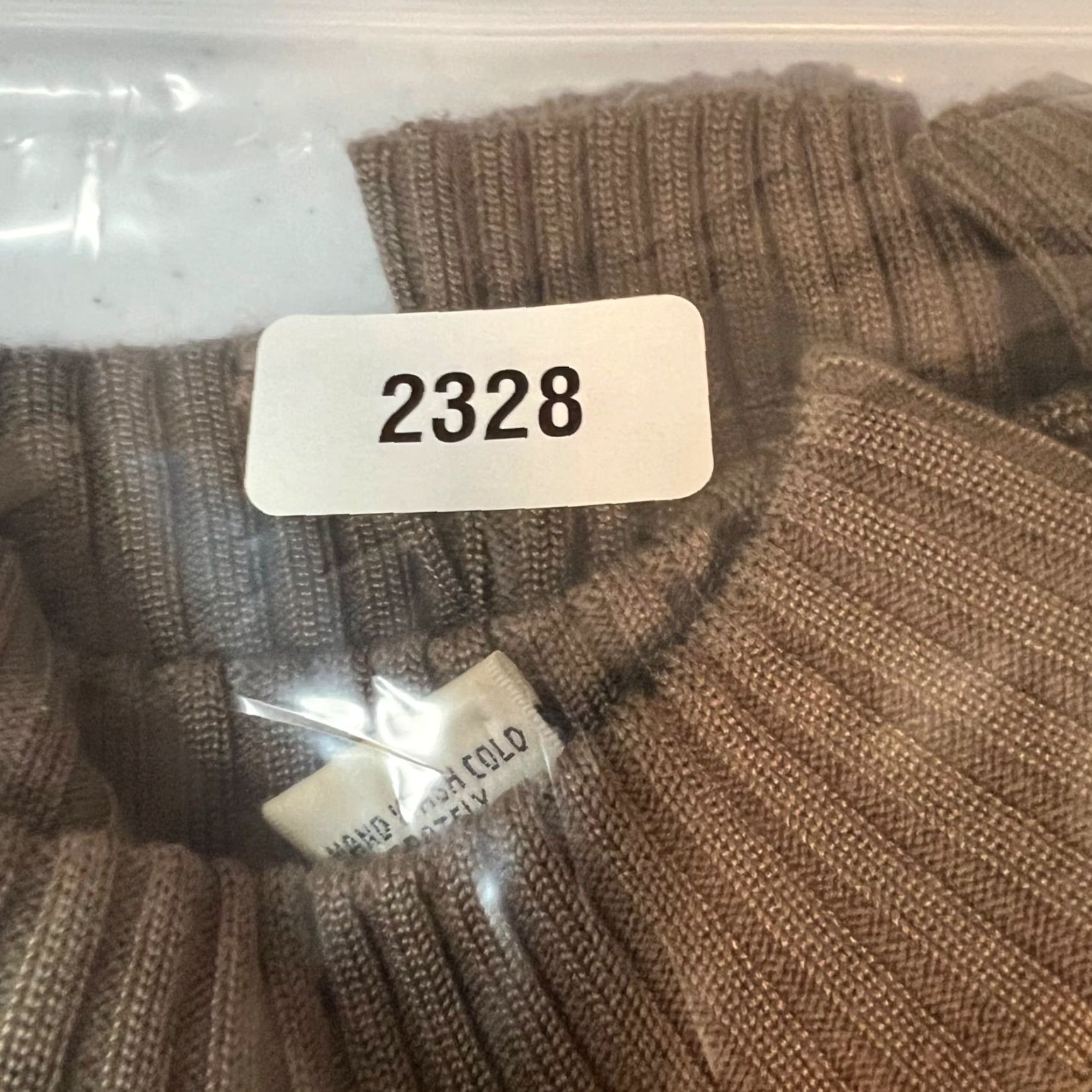 Vintage Elliot Womens Large Mock Neck Ribbed Knit Sweater Brown Rayon Blend Size L / US 10 / IT 46 - 8 Thumbnail