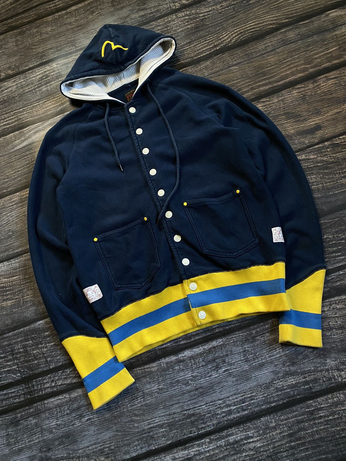 Evisu × Japanese Brand × Vintage RARE❗️ 90’s EVISU VINTAGE HOODIE Y2K Size US M / EU 48-50 / 2 - 2 Thumbnail