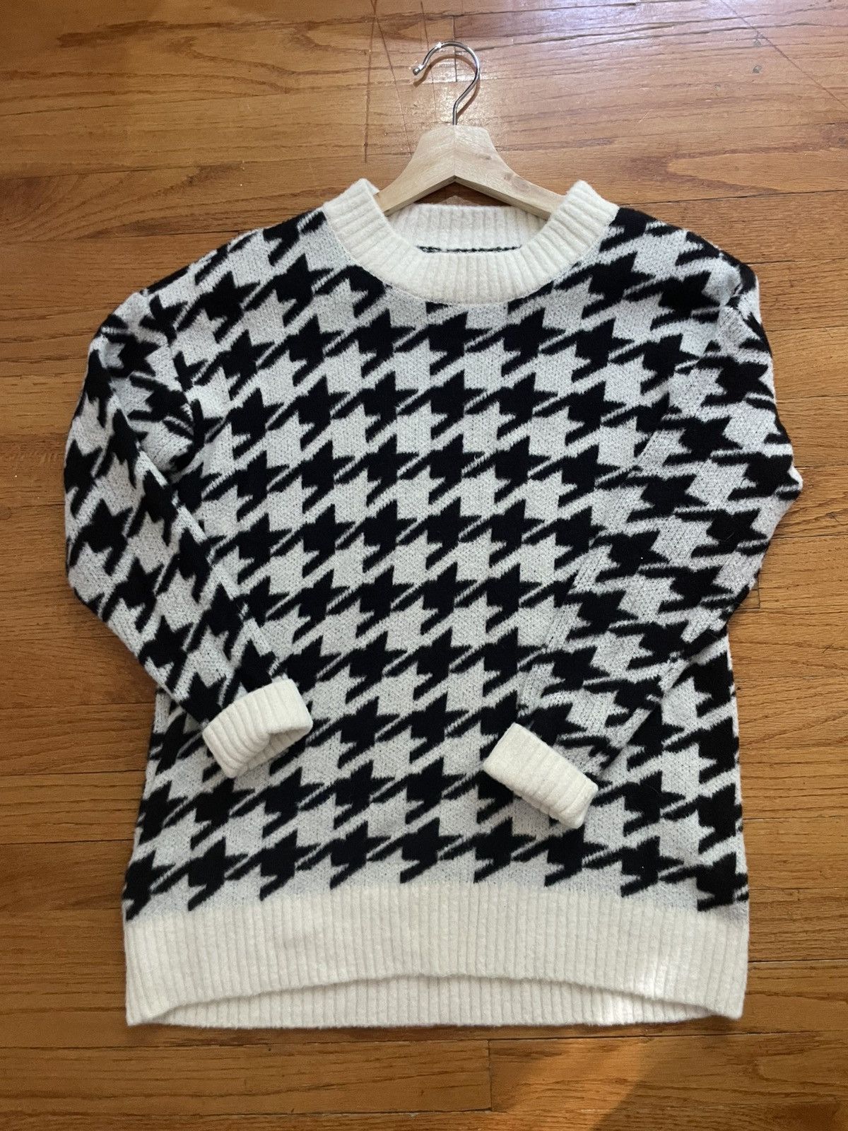 Lou & Grey Houndstooth Black and White Lou & Grey Sweater Size S / US 4 / IT 40 - 1 Thumbnail