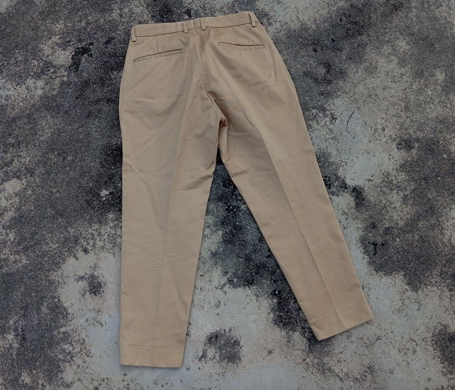 Japanese Brand 90$ United Arrows Beauty & Youth 🎌Khaki Chino Tapered Pants Size US 28 / EU 44 - 6 Thumbnail
