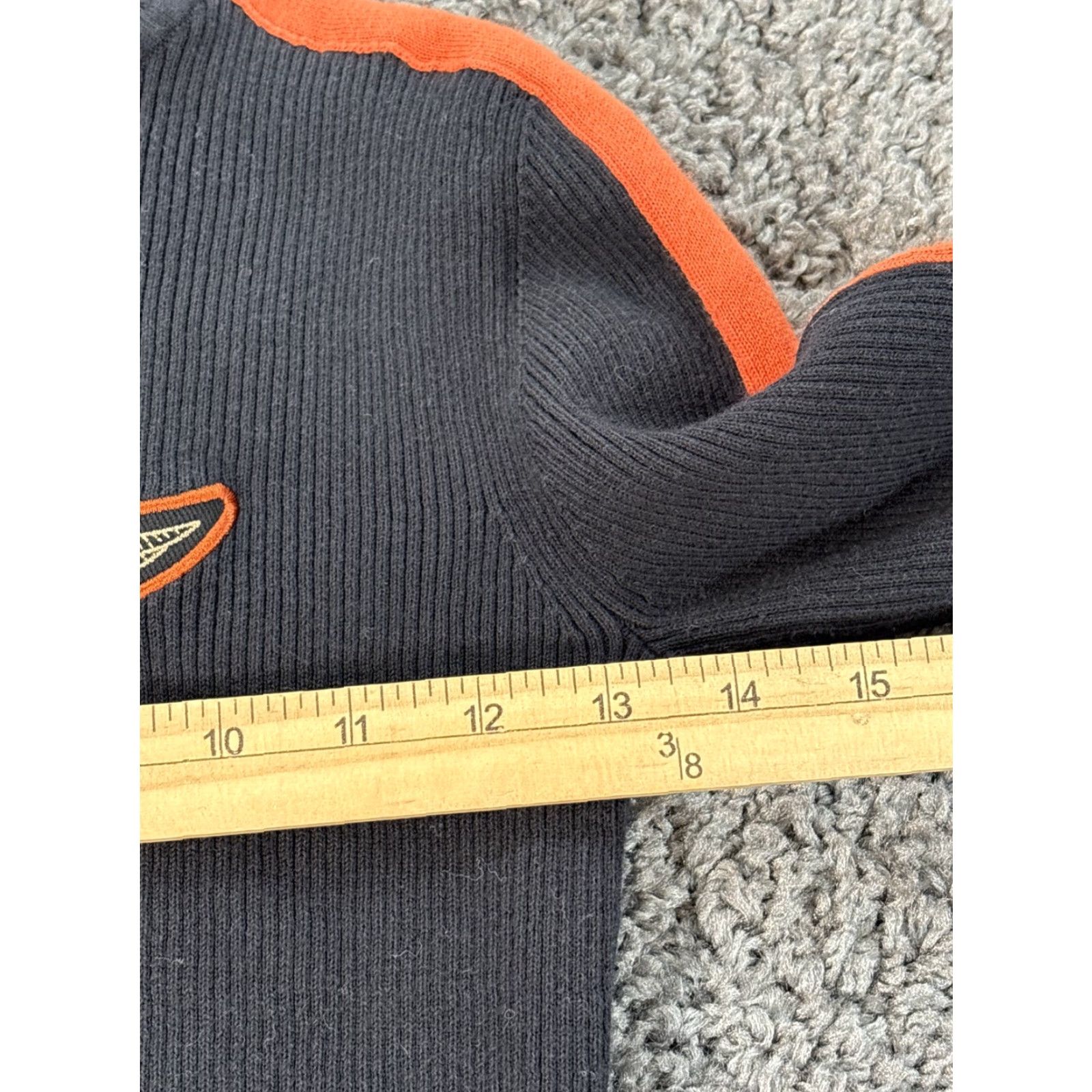 Harley Davidson VINTAGE Harley-Davidson Womens XS Black Turtleneck Sweater Thermal Ribbed Pullover Wings 90s Motorcycle Biker Cotton Mens? Size XS / US 0-2 / IT 36-38 - 3 Thumbnail