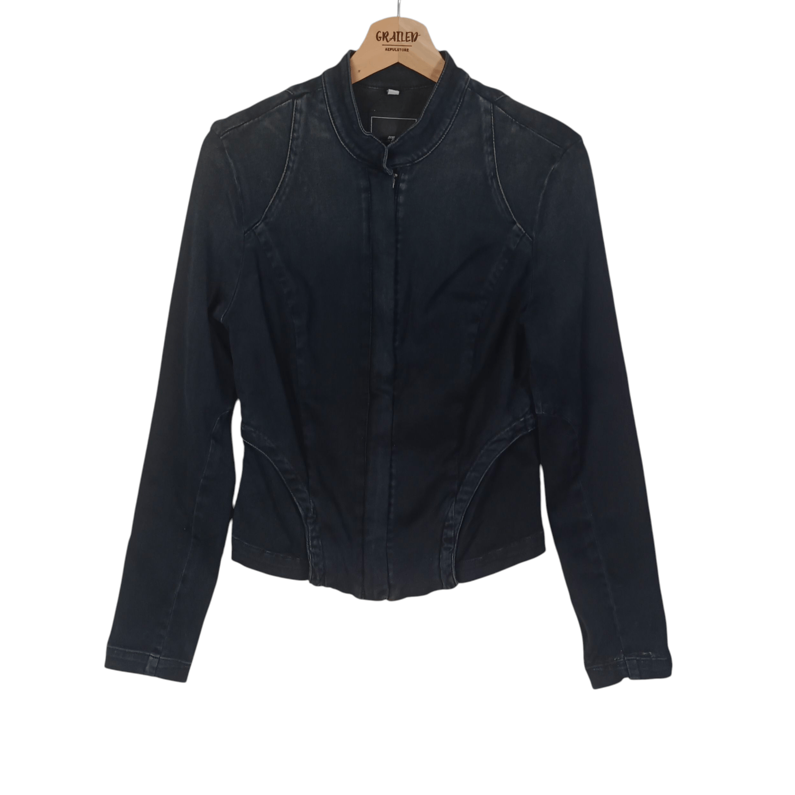 7 For All Mankind 7 For All Mankind M5 Military Denim Jacket Size S / US 4 / IT 40 - 1 Thumbnail