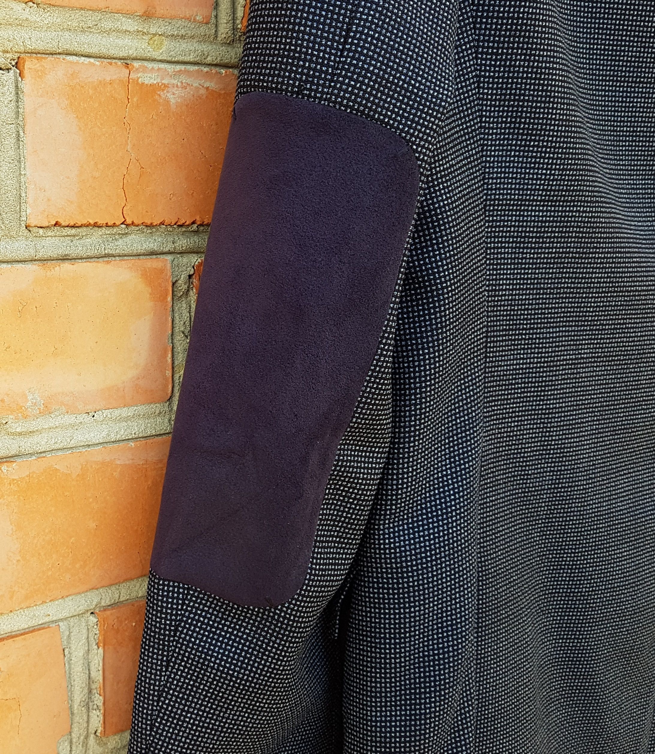 Hugo Boss Hugo Boss Virgin Wool Blazer with Elbow Patches Size 40R - 8 Thumbnail